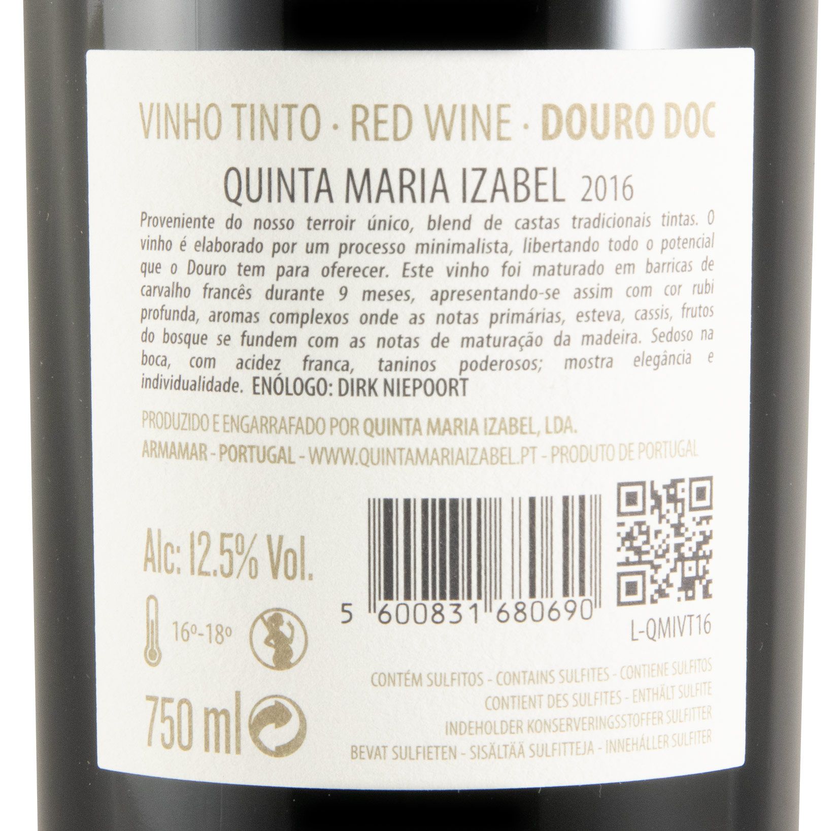 2016 Quinta Maria Izabel tinto
