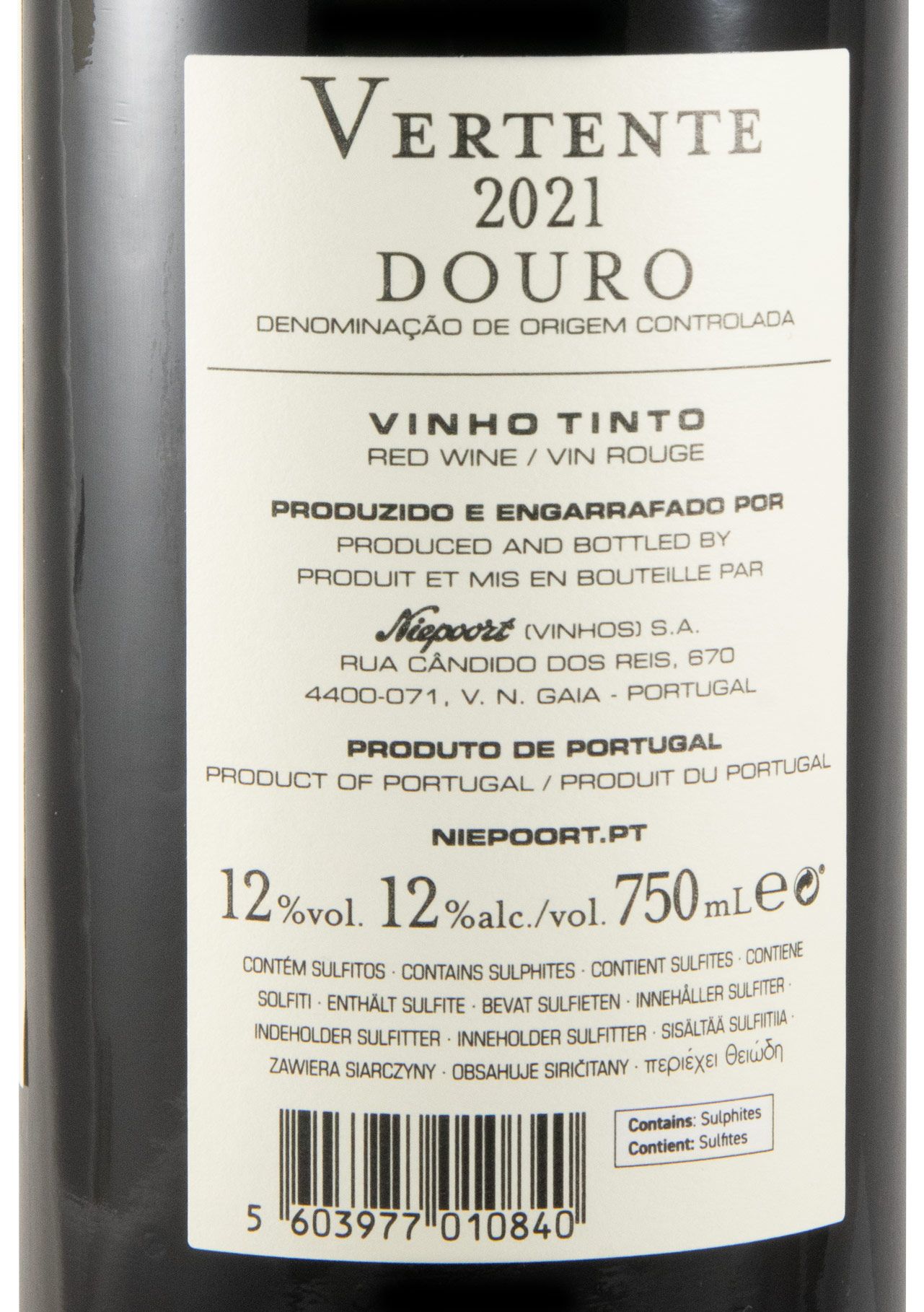 2021 Niepoort Vertente tinto