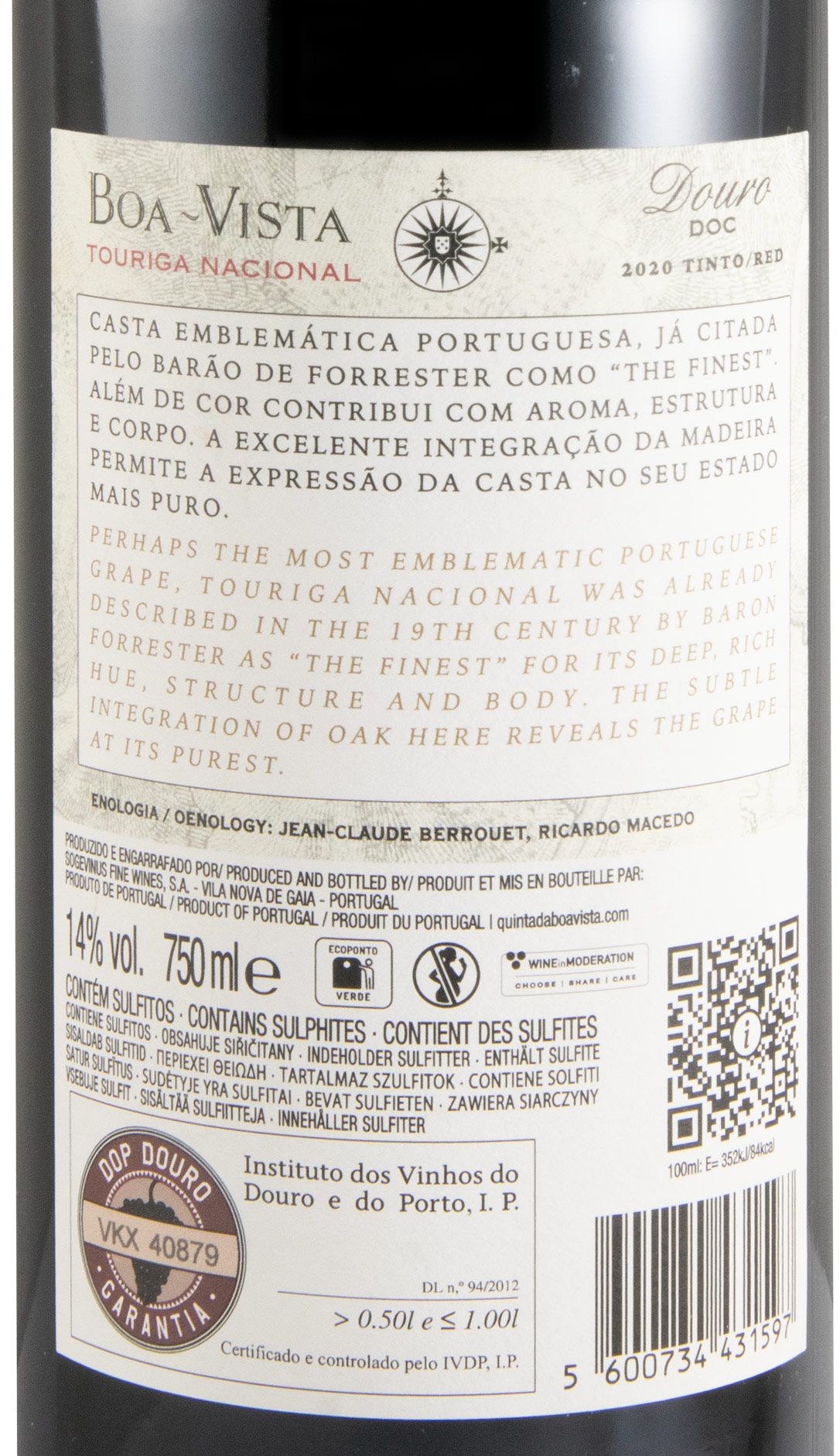 2020 Boa-Vista Touriga Nacional tinto