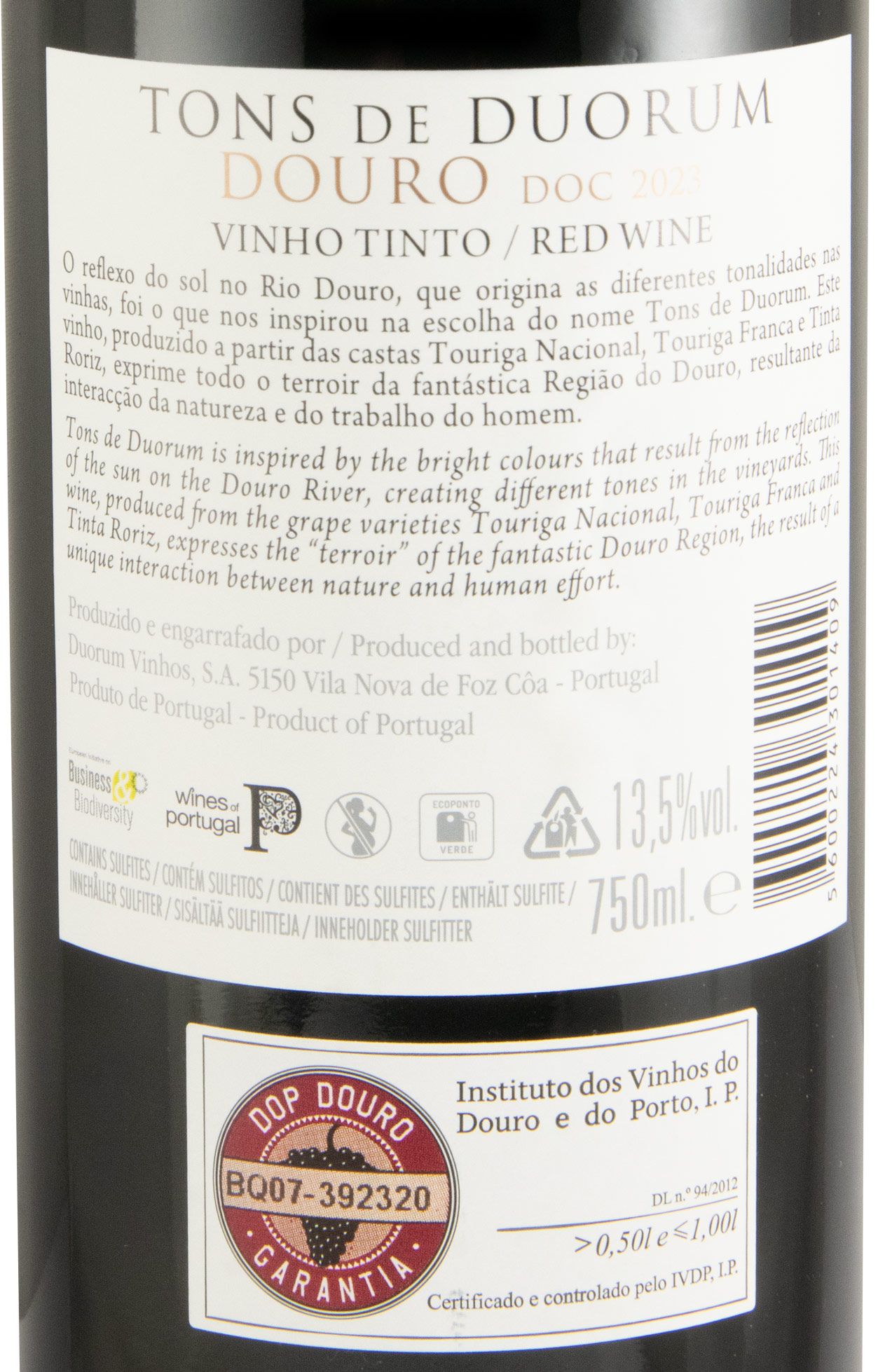 2023 Tons de Duorum red