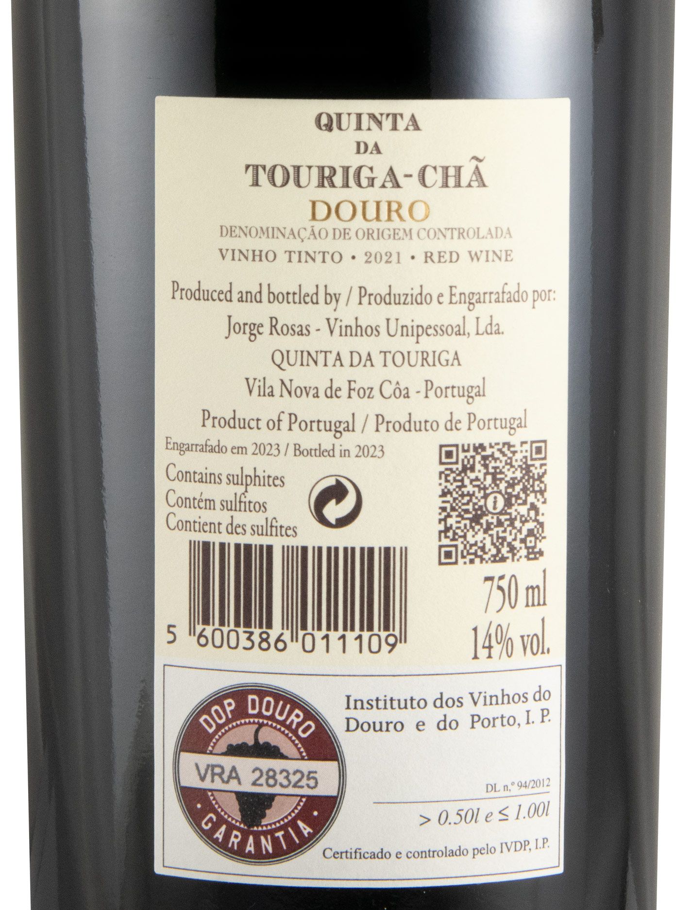 2021 Quinta da Touriga-Chã tinto