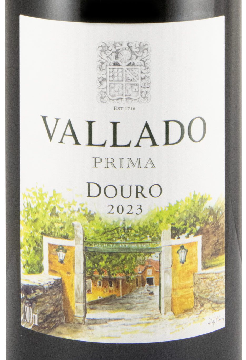 2023 Vallado Prima Moscatel Galego branco 1,5L (rótulo danificado)