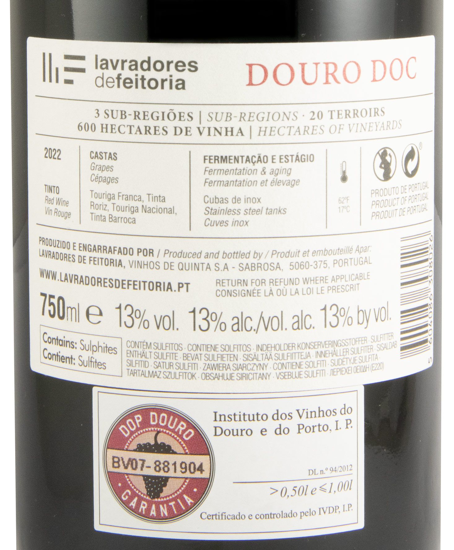 2022 Lavradores de Feitoria tinto