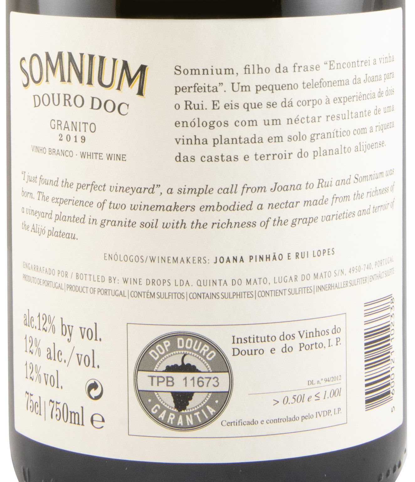 2019 Somnium Granito branco