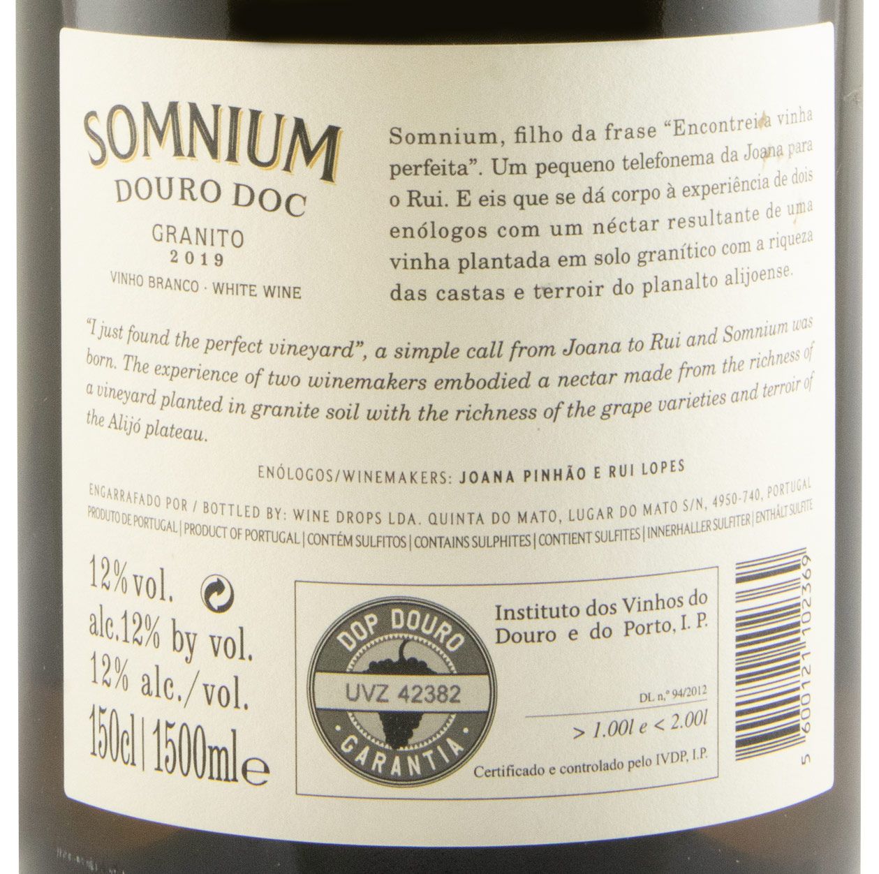 2019 Somnium Granito branco 1,5L