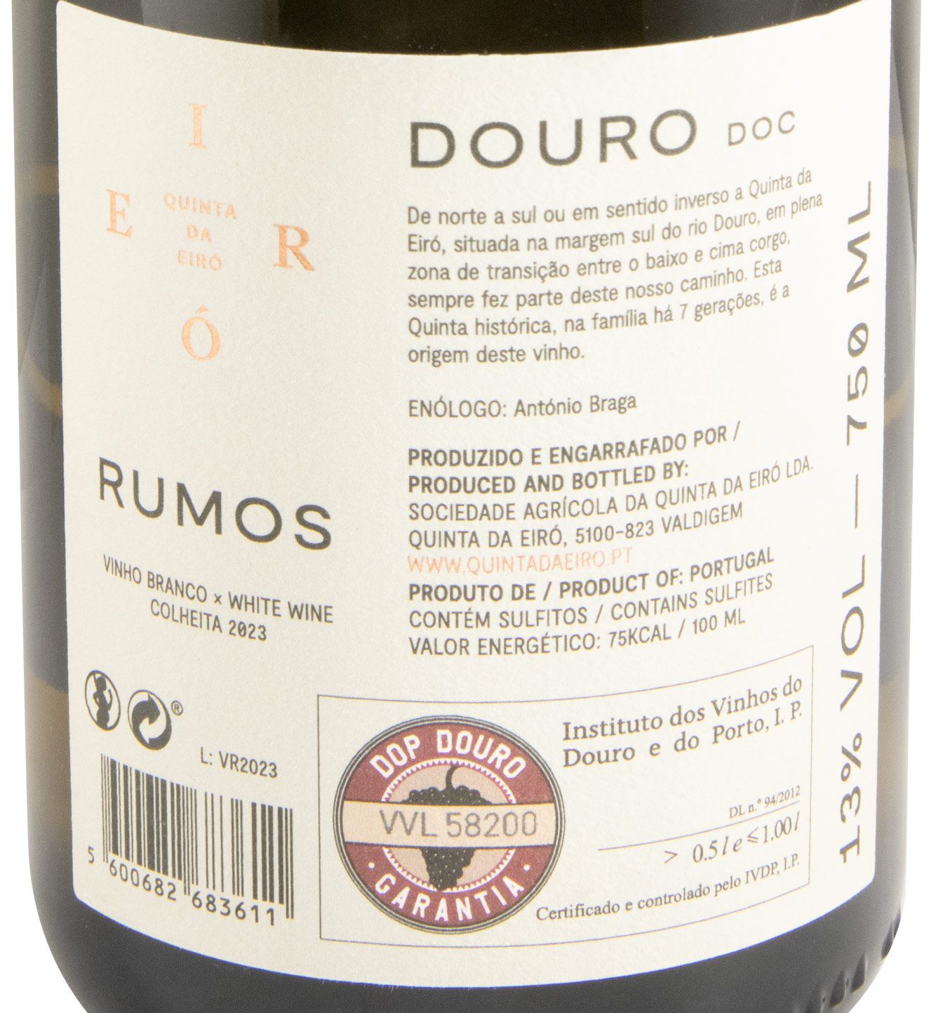 2023 Quinta da Eiró Rumos Colheita branco