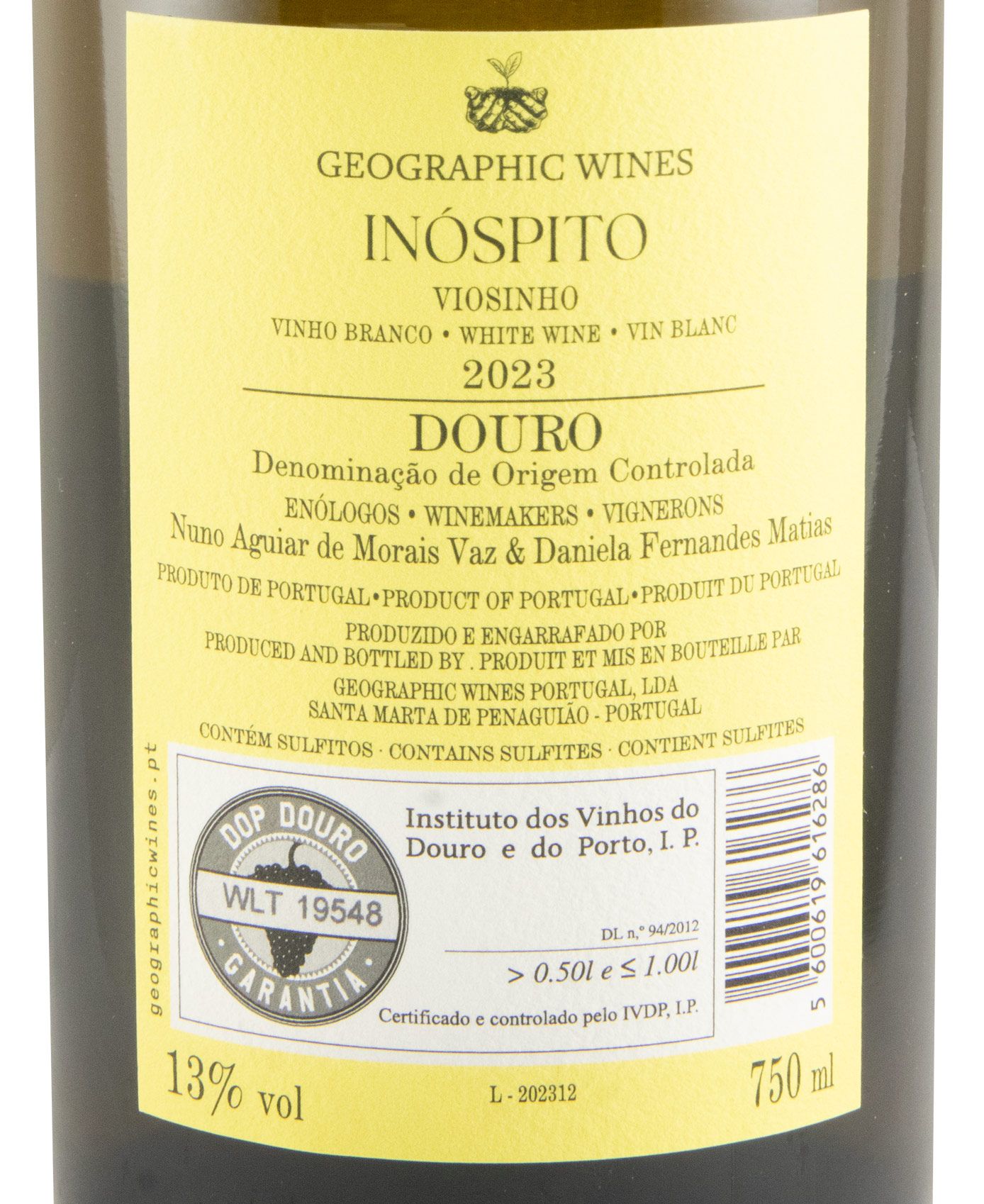 2023 Inóspito Viosinho branco