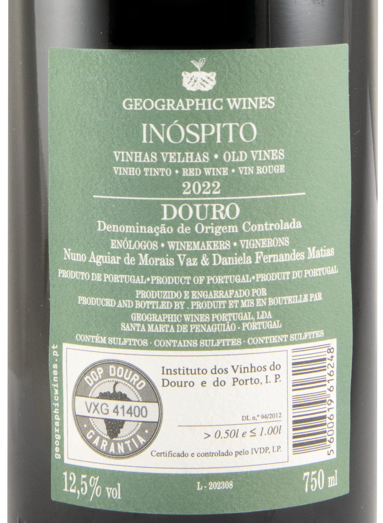 2022 Inóspito Roncão Vinhas Velhas tinto