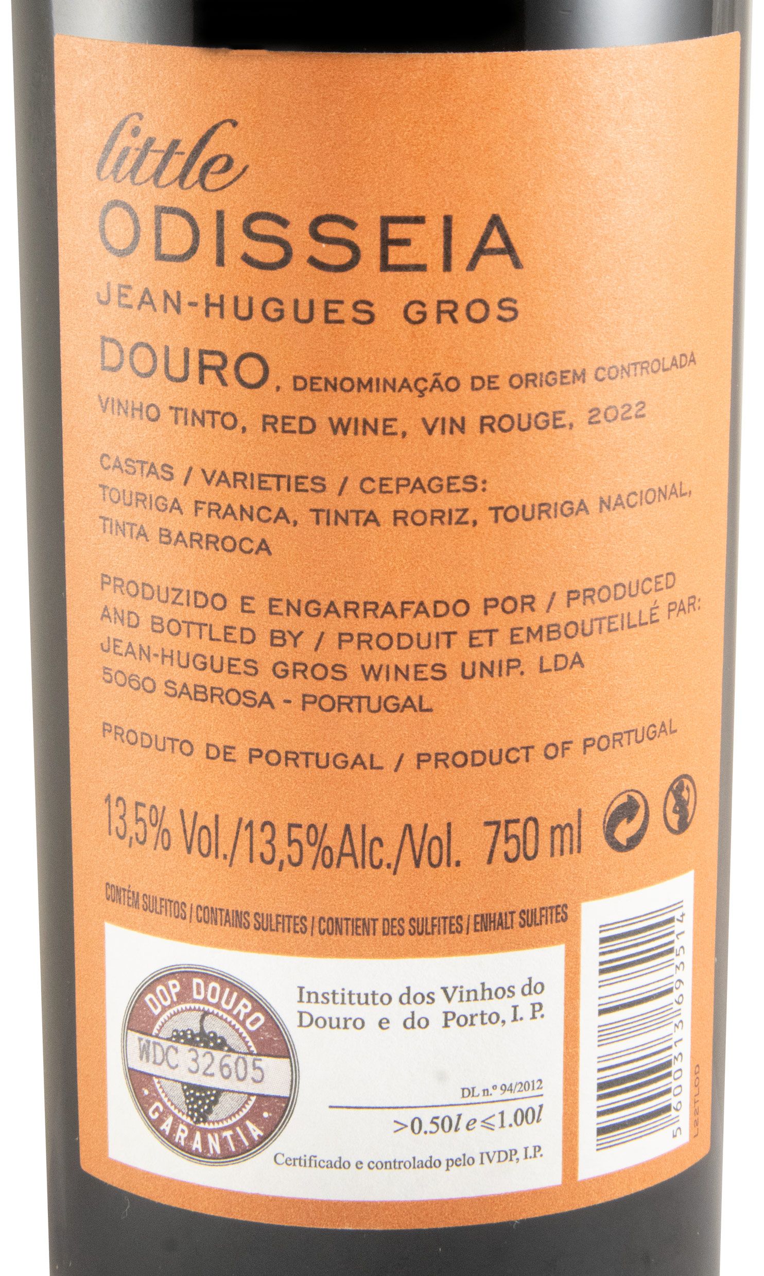 2022 Little Odisseia tinto