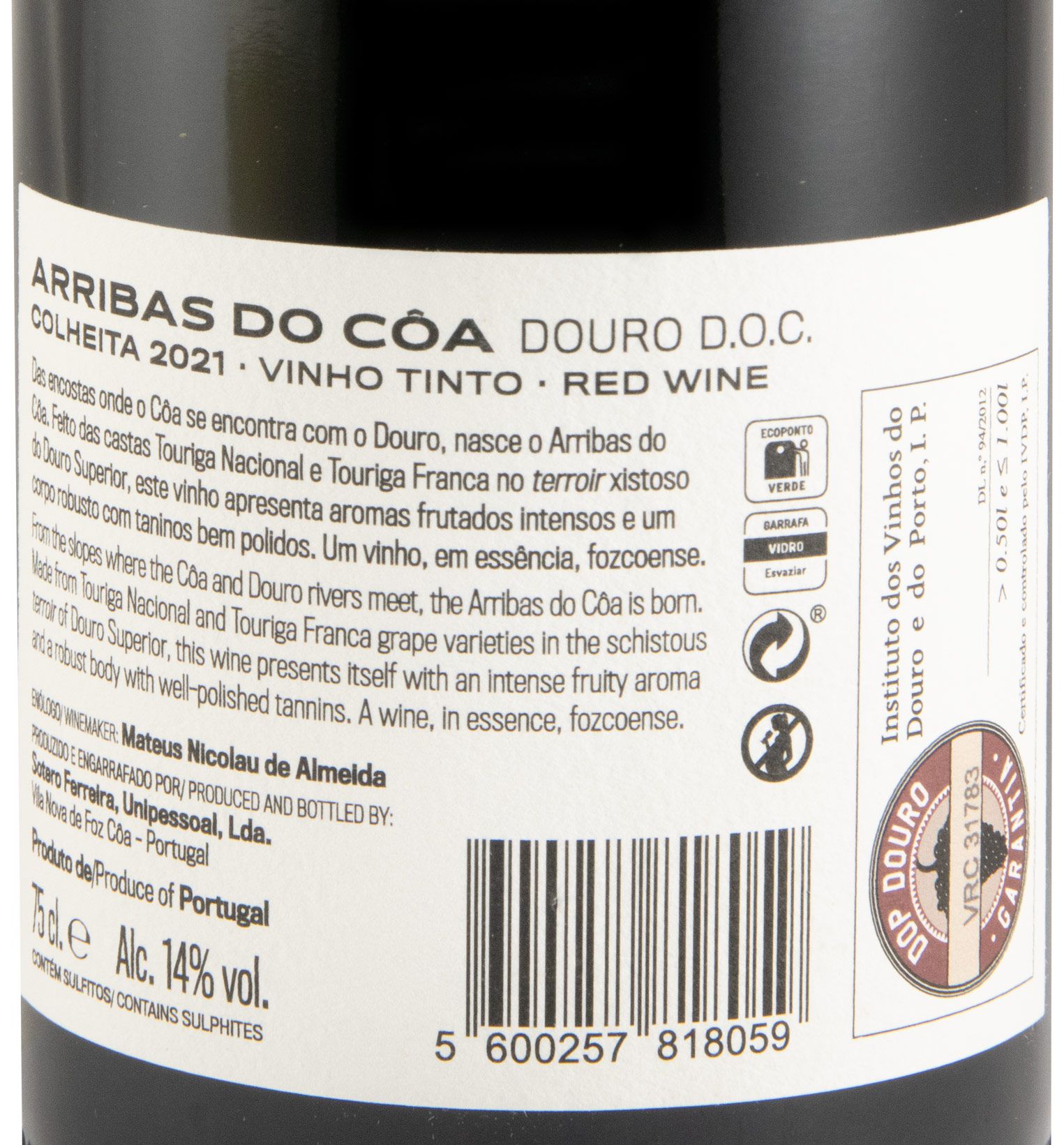 2021 Arribas do Côa red