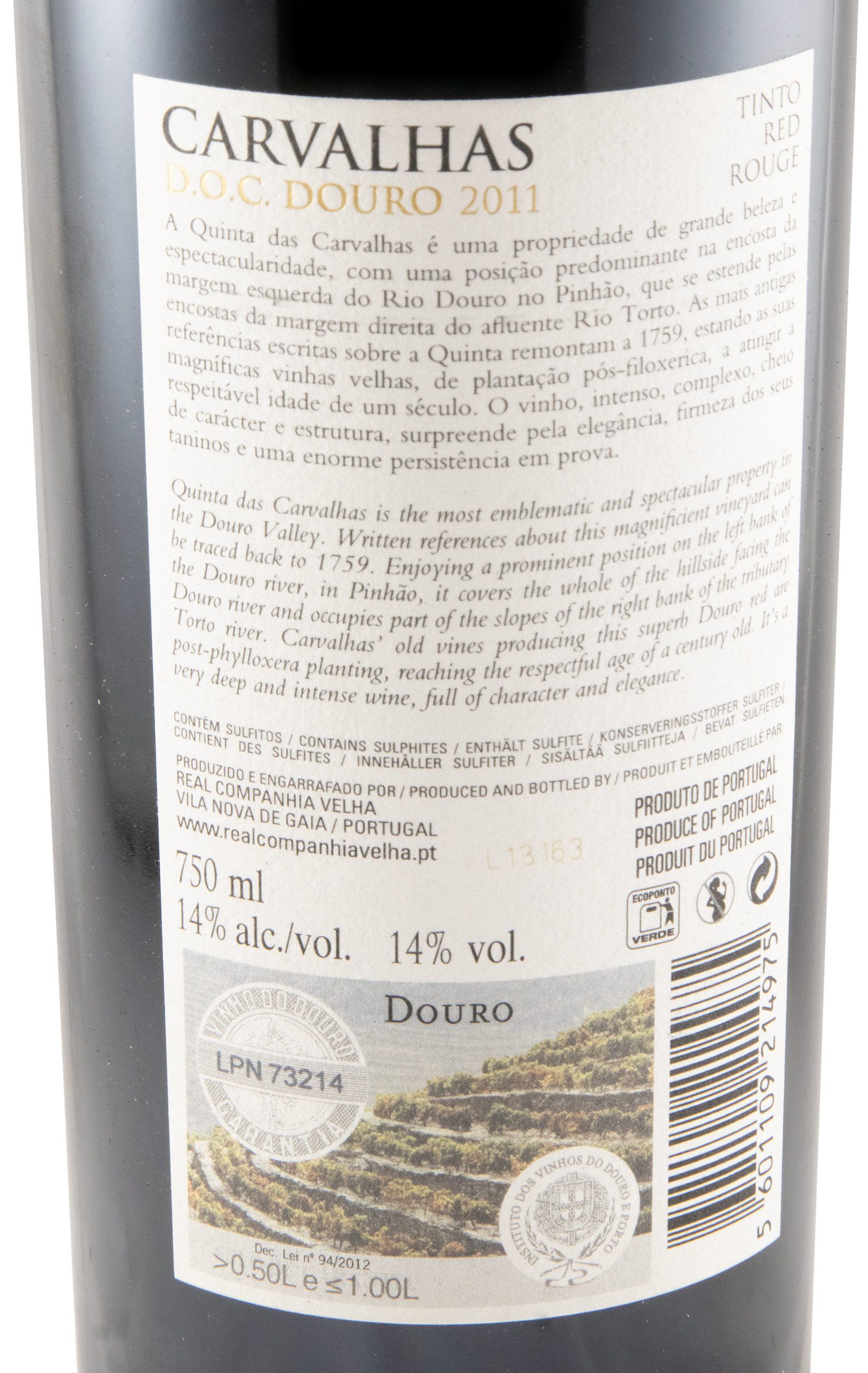 2011 Carvalhas Vinhas Velhas red