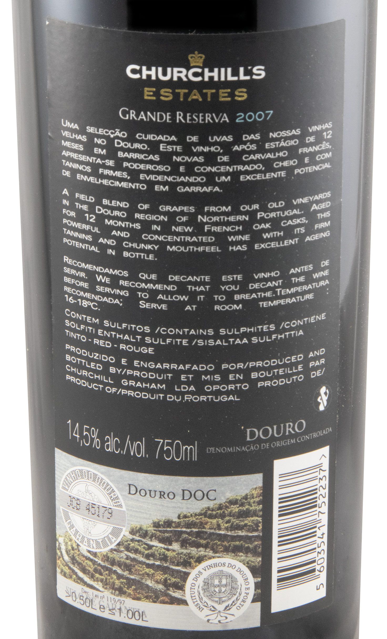 2007 Churchill's Grande Reserva tinto