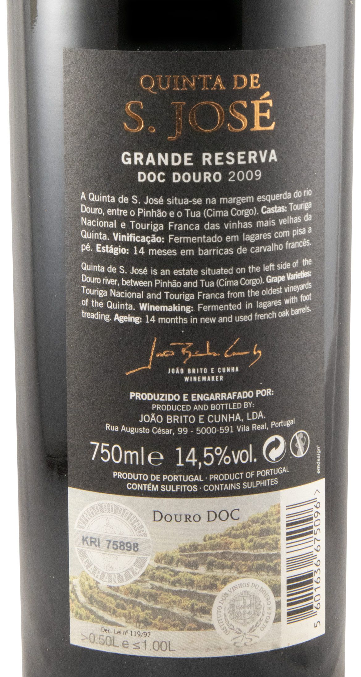 2009 Quinta de São José Grande Reserva red