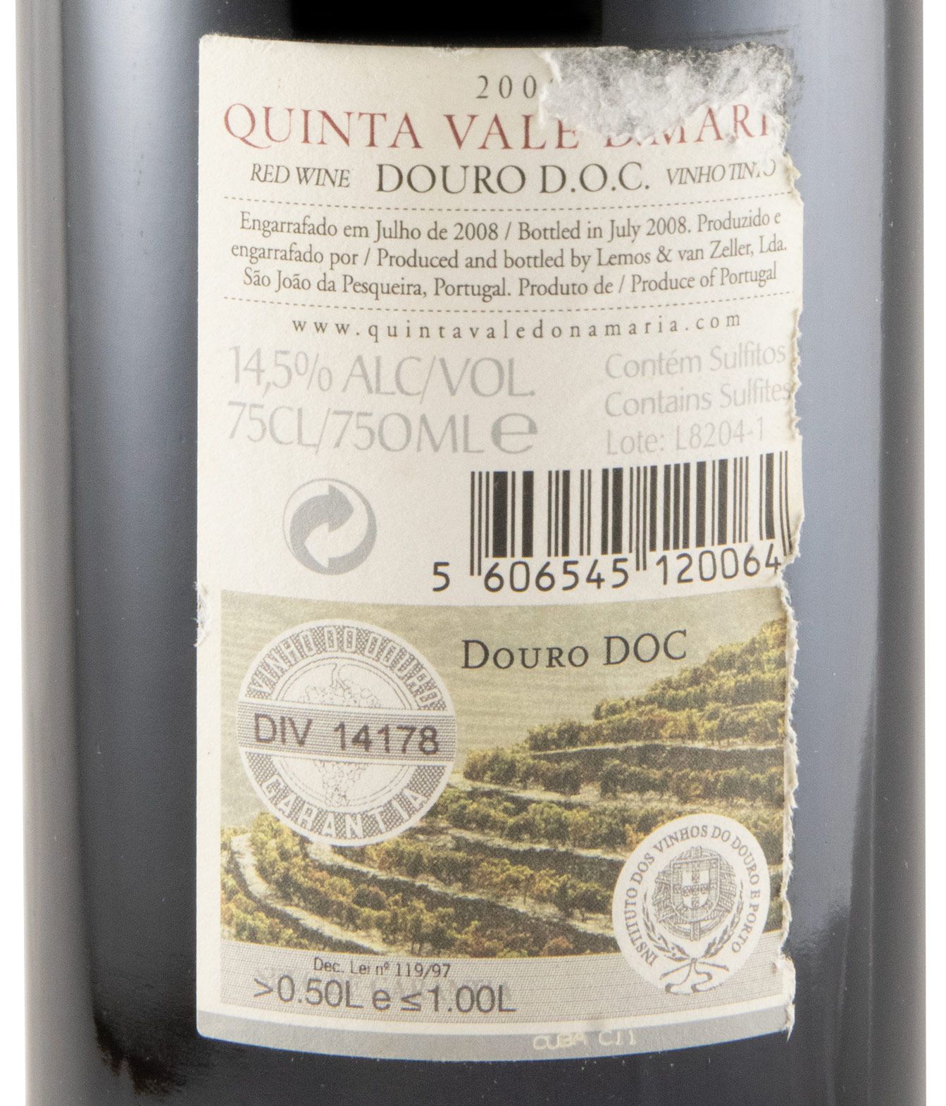 2006 Quinta Vale D. Maria red