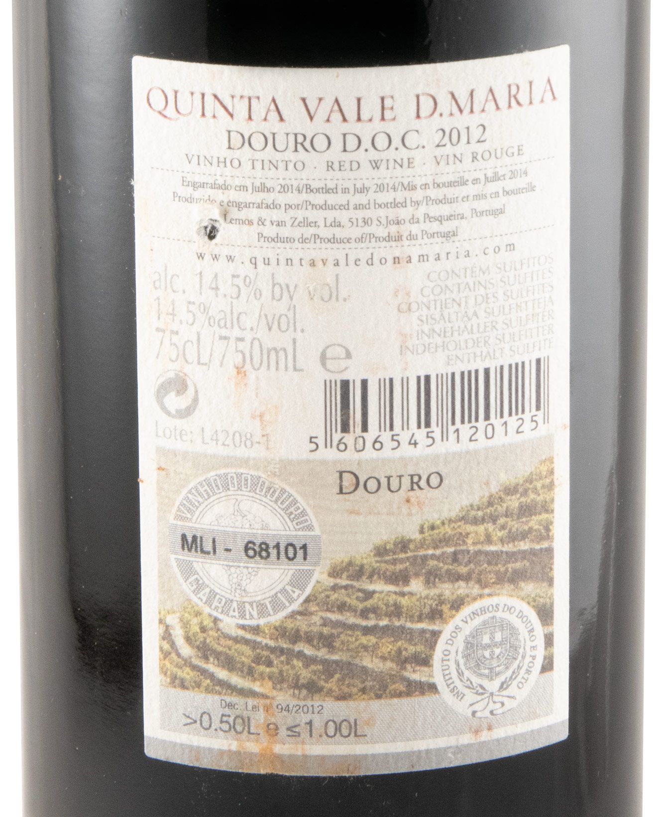 2012 Quinta Vale D. Maria tinto