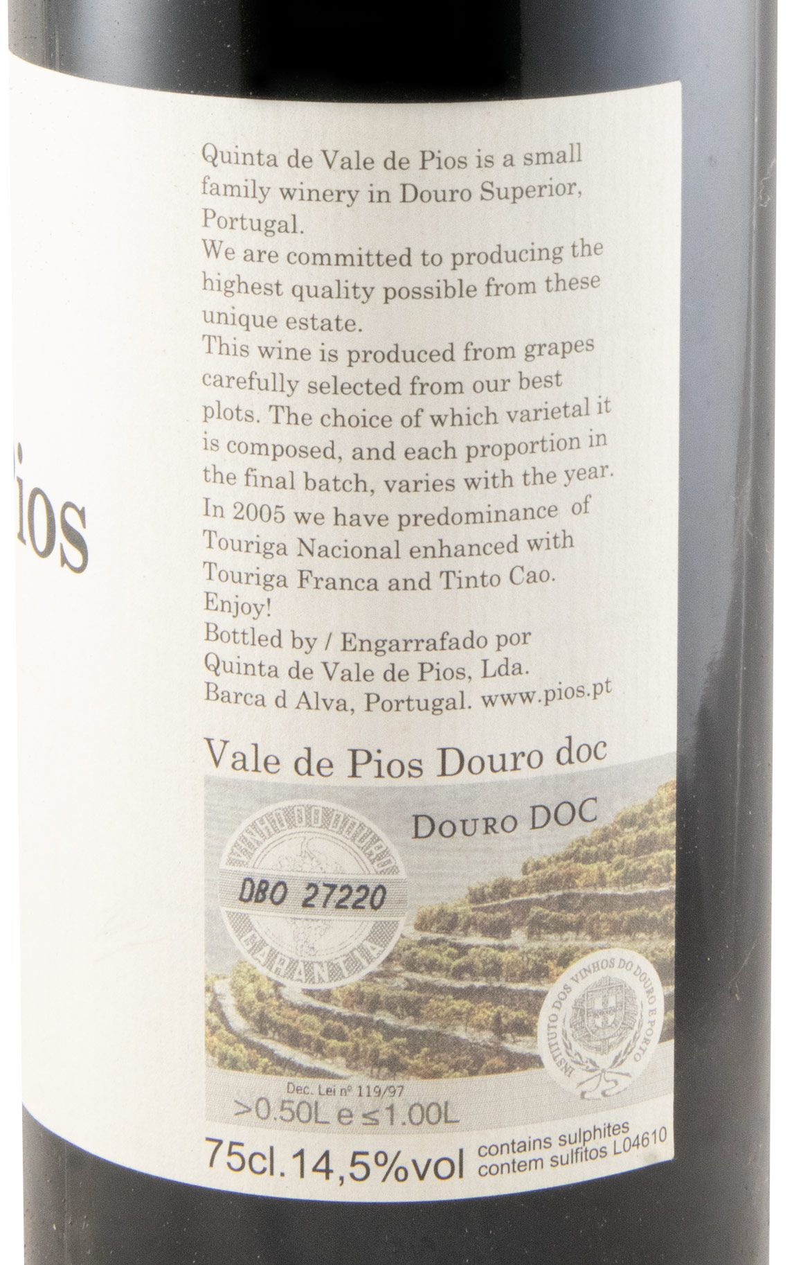 2005 Vale de Pios tinto