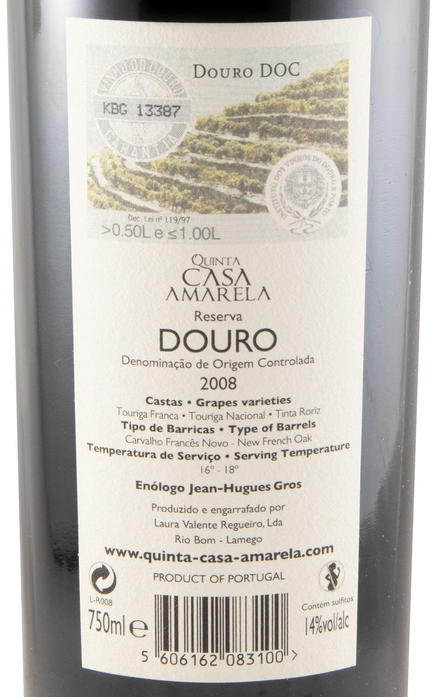 2008 Quinta Casa Amarela Reserva red