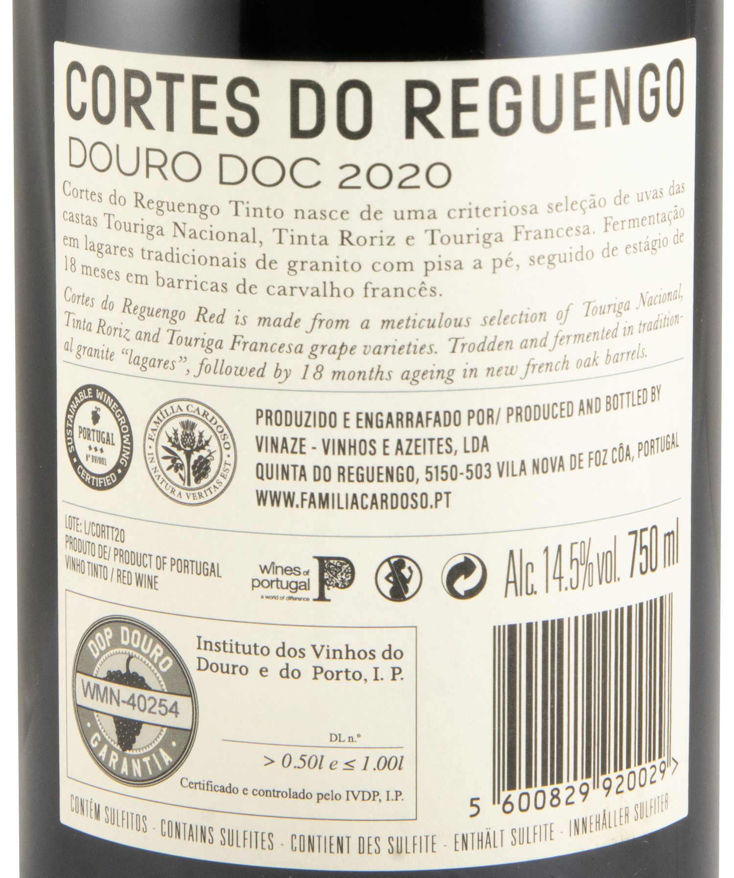 2020 Cortes do Reguengo red