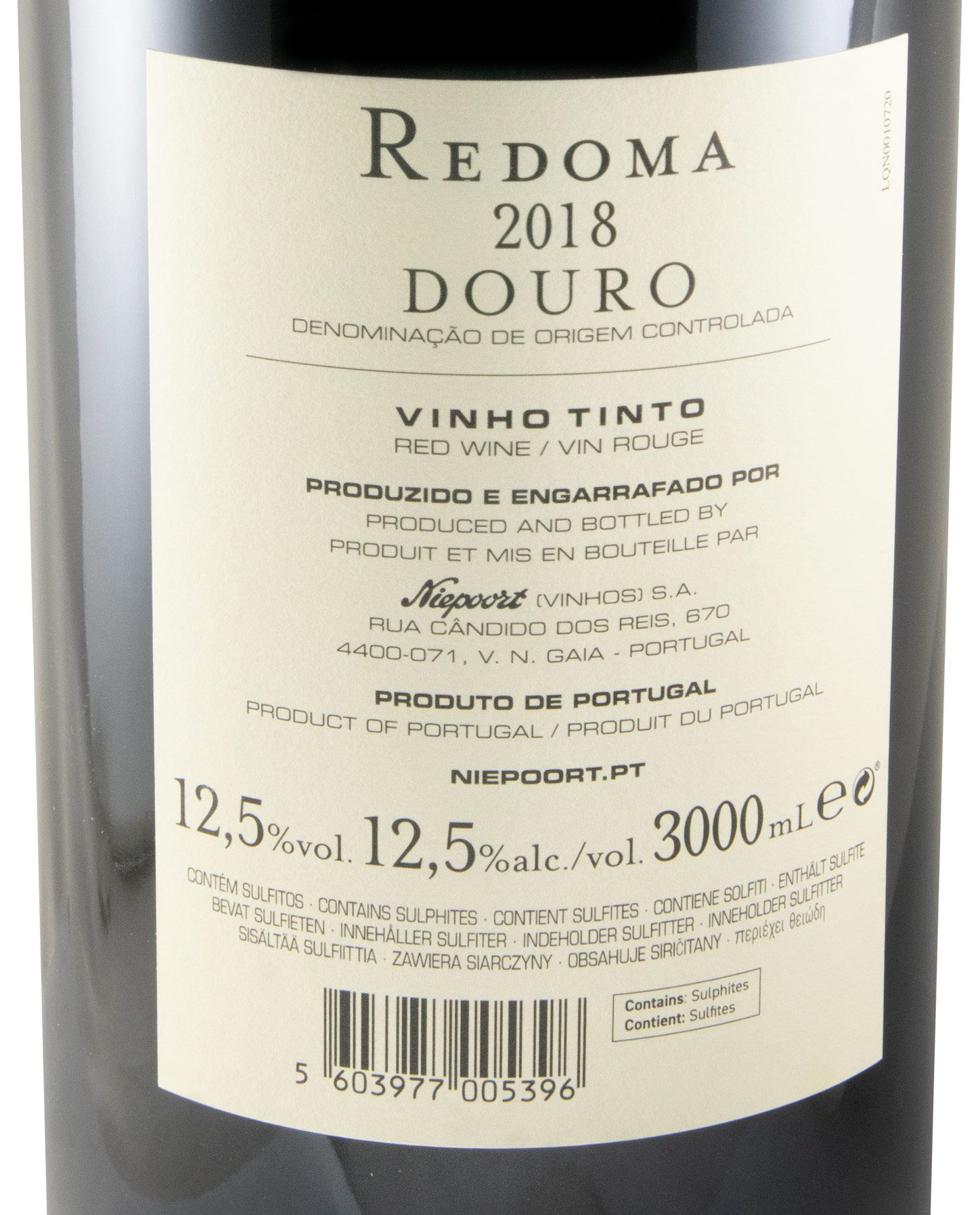 2018 Niepoort Redoma tinto 3L