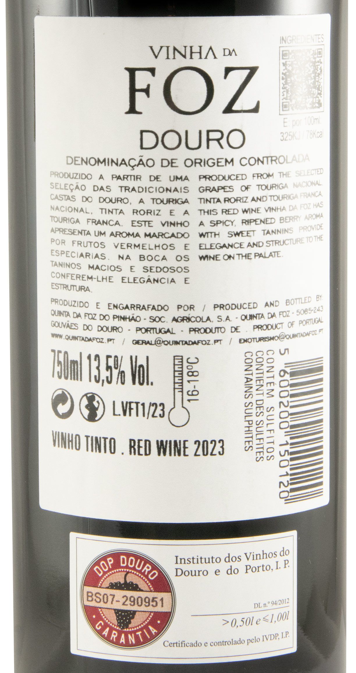2023 Vinha da Foz red