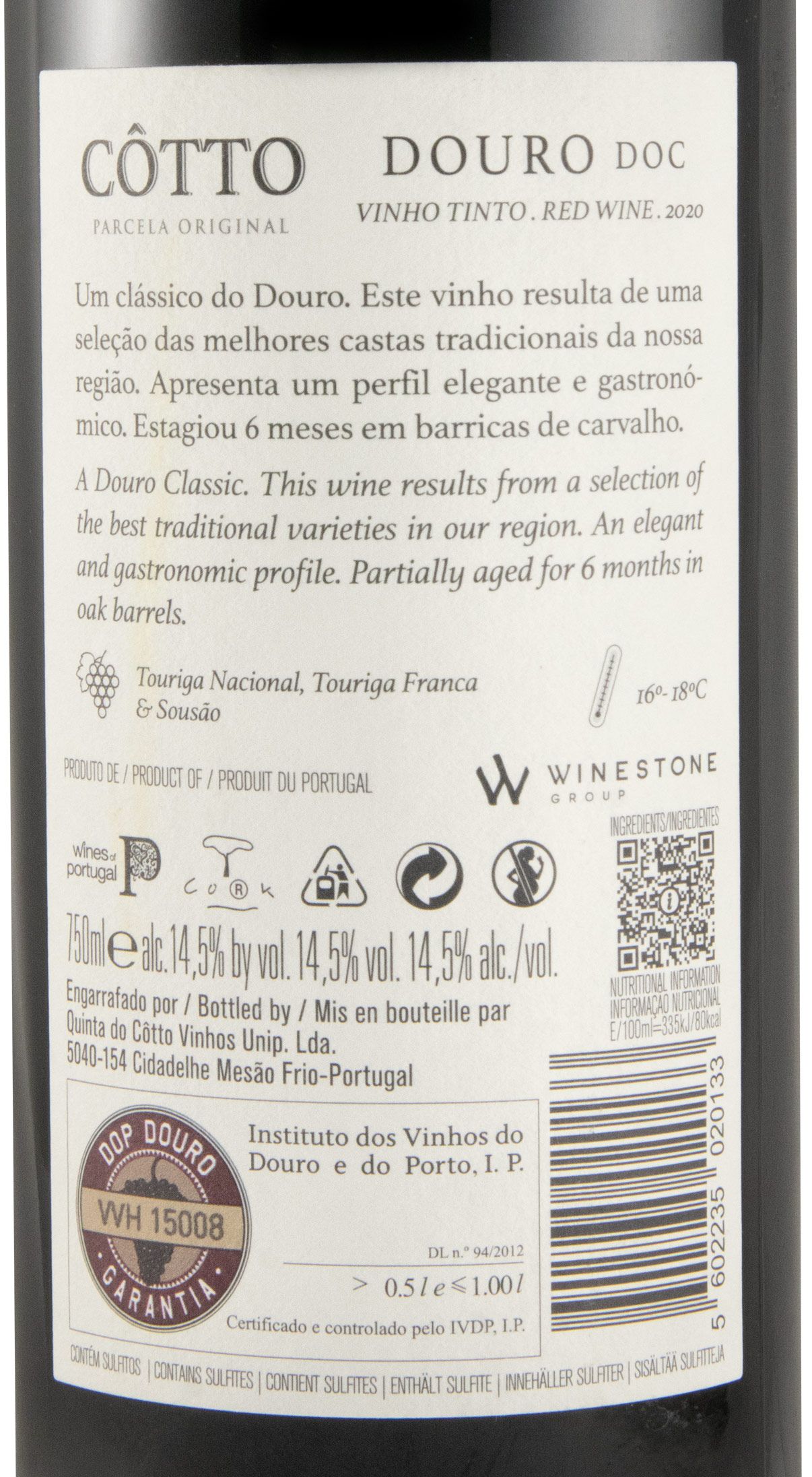 2020 Quinta do Côtto tinto