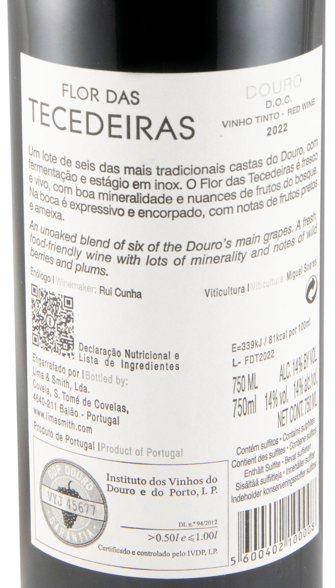 2022 Flor das Tecedeiras red