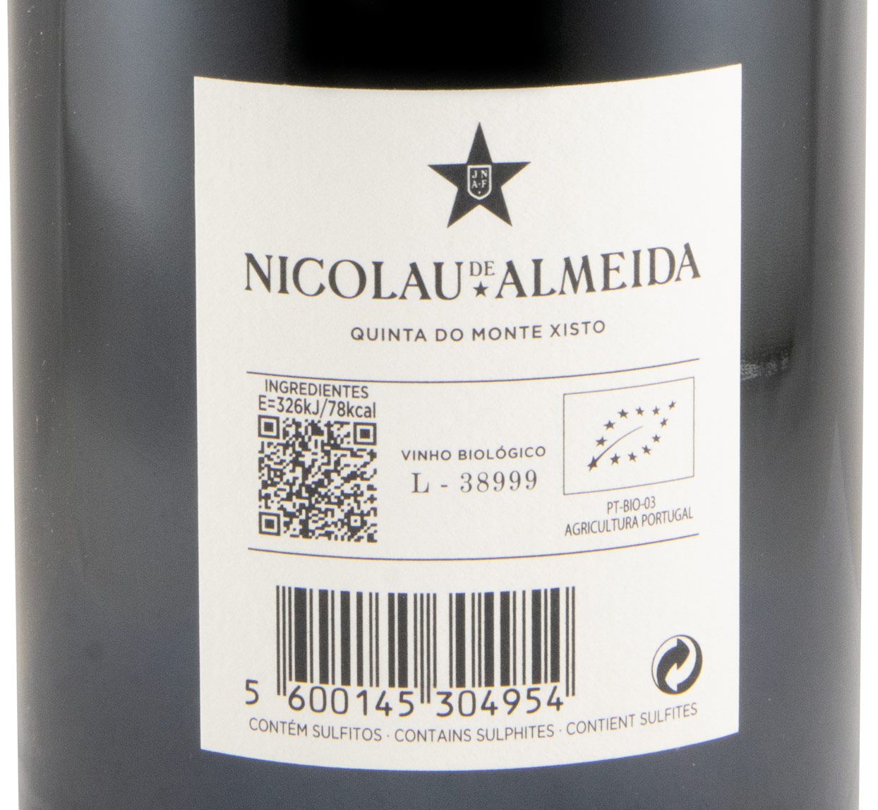 2022 Quinta do Monte Xisto Órbita organic red
