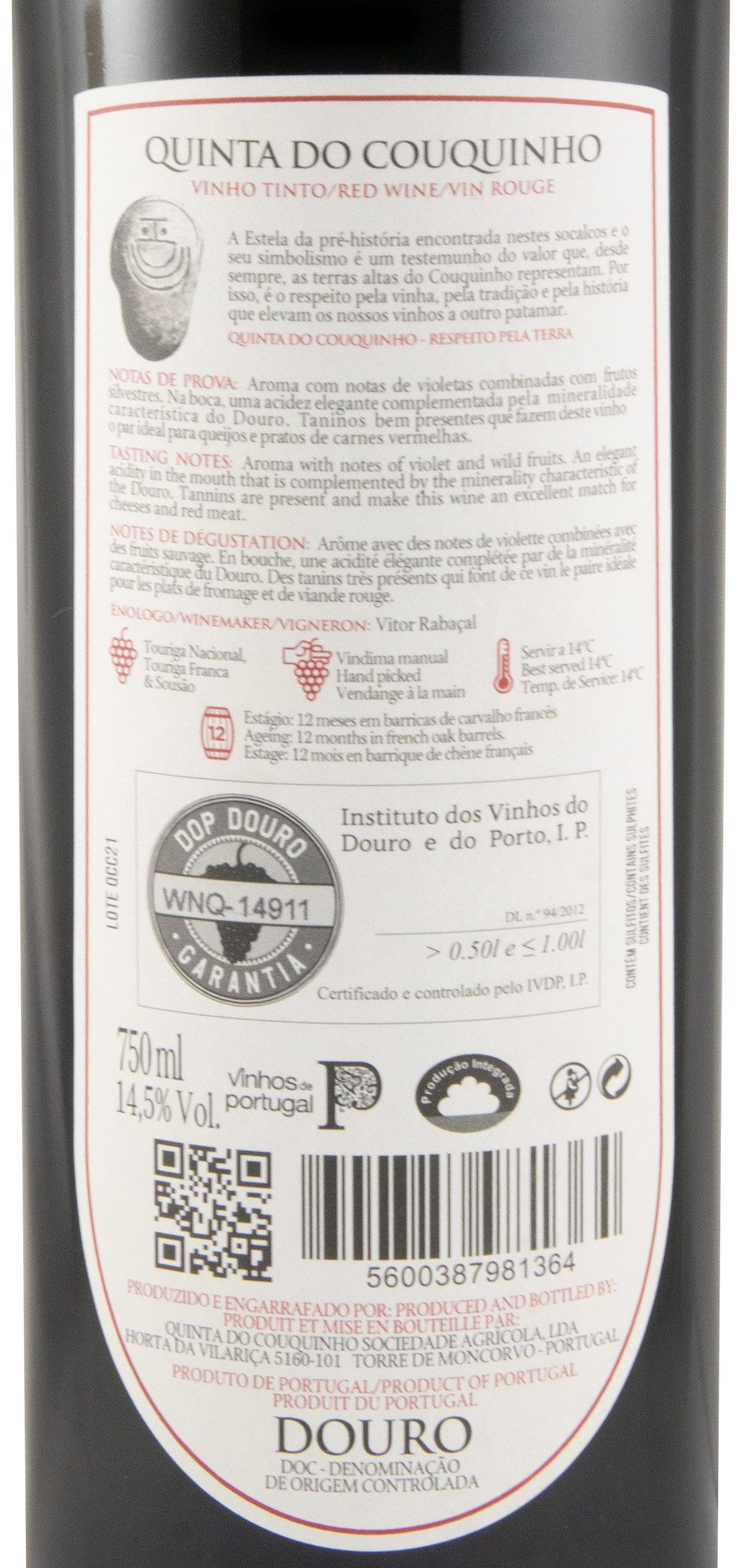 2021 Quinta do Couquinho tinto