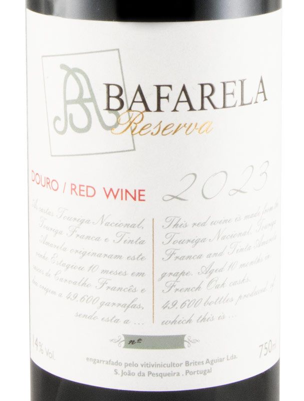 2023 Bafarela Reserva red