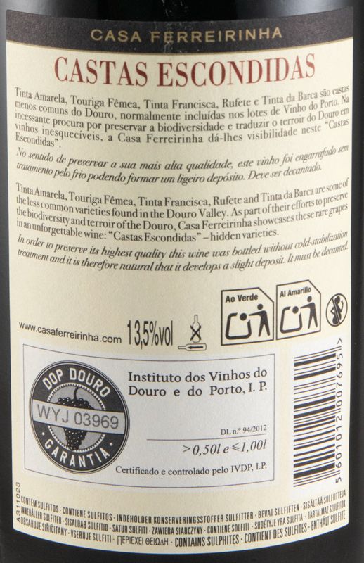 2021 Casa Ferreirinha Castas Escondidas tinto