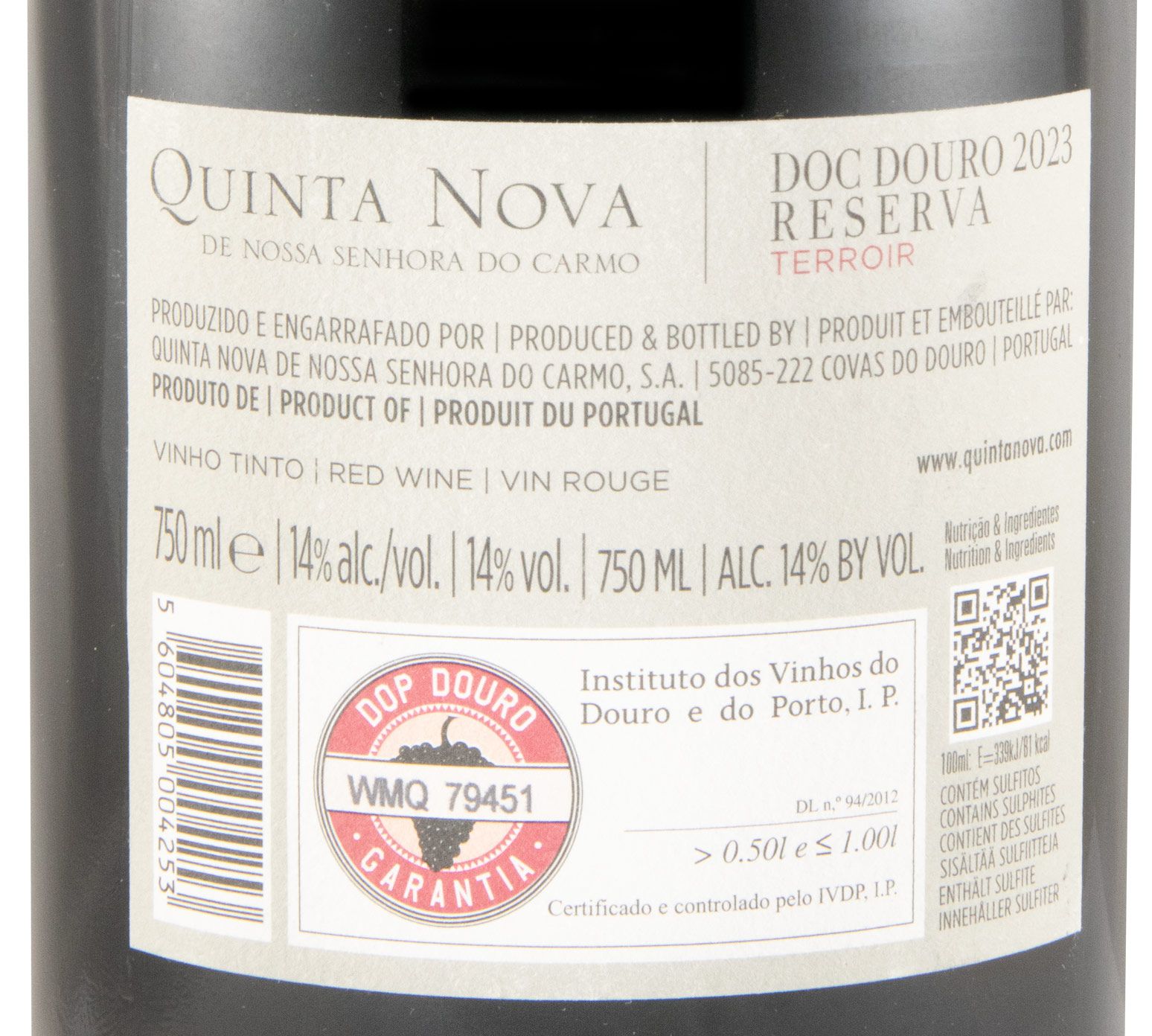 2023 Quinta Nova Reserva tinto