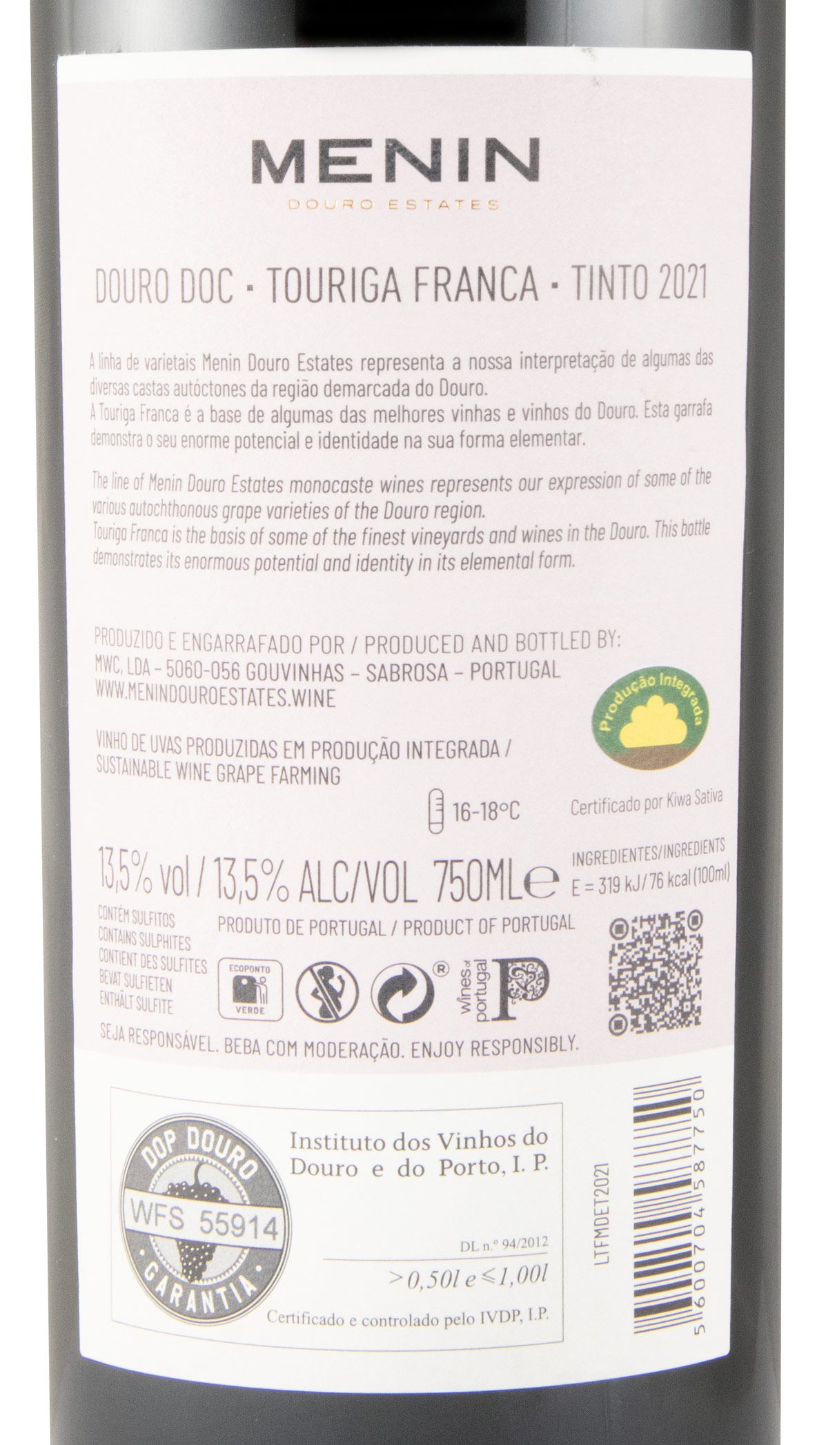2021 Menin Touriga Franca tinto
