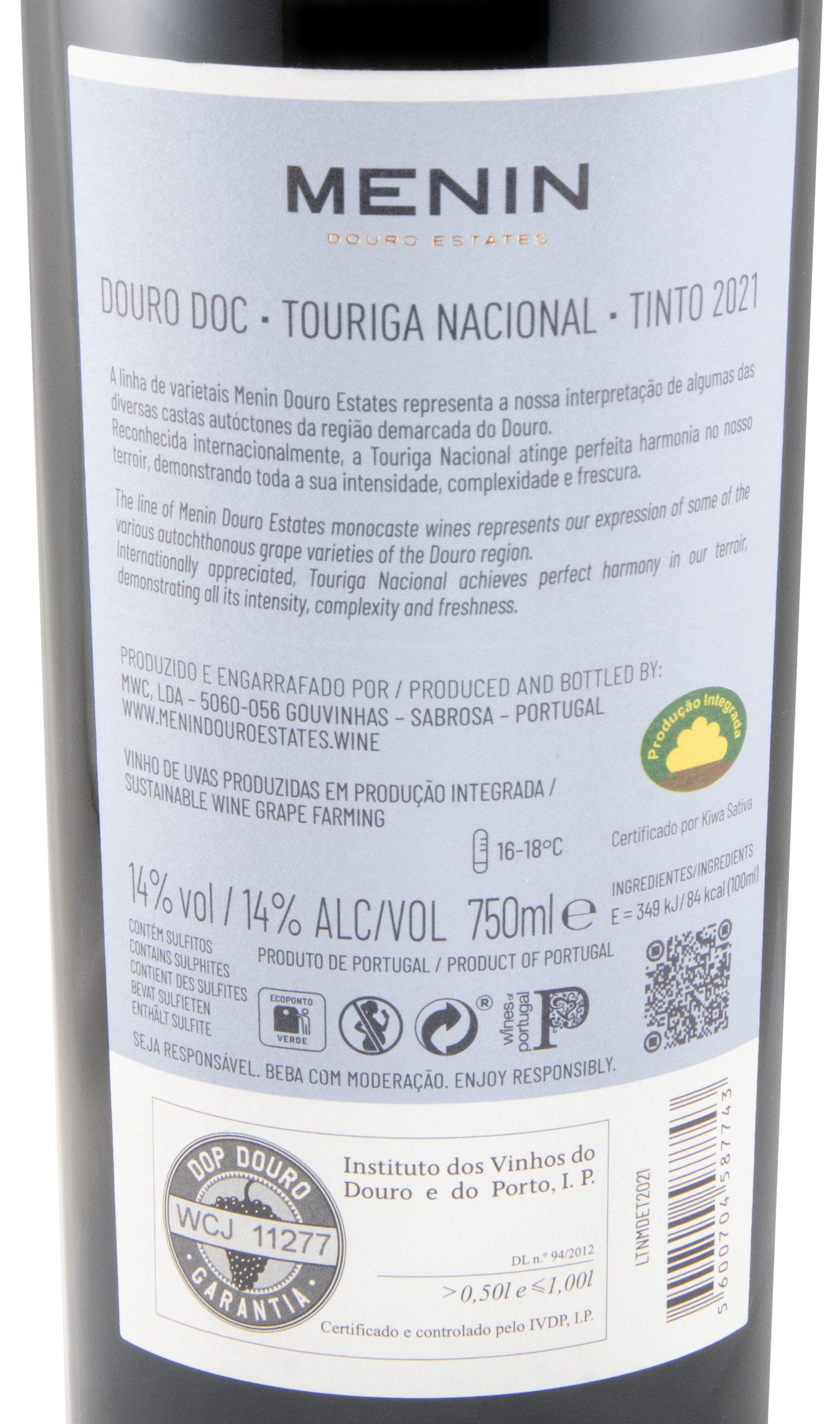 2021 Menin Touriga Nacional tinto