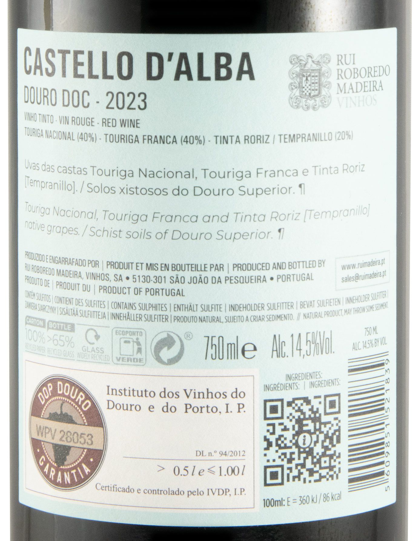 2023 Castello D'Alba tinto