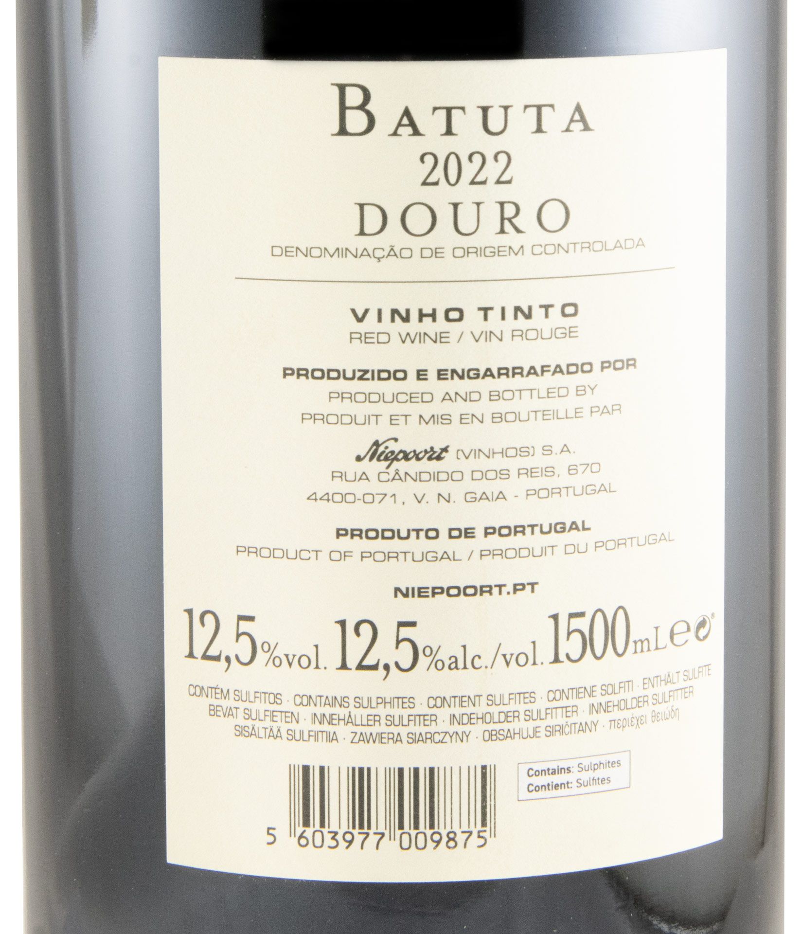 2022 Niepoort Batuta tinto 1,5L