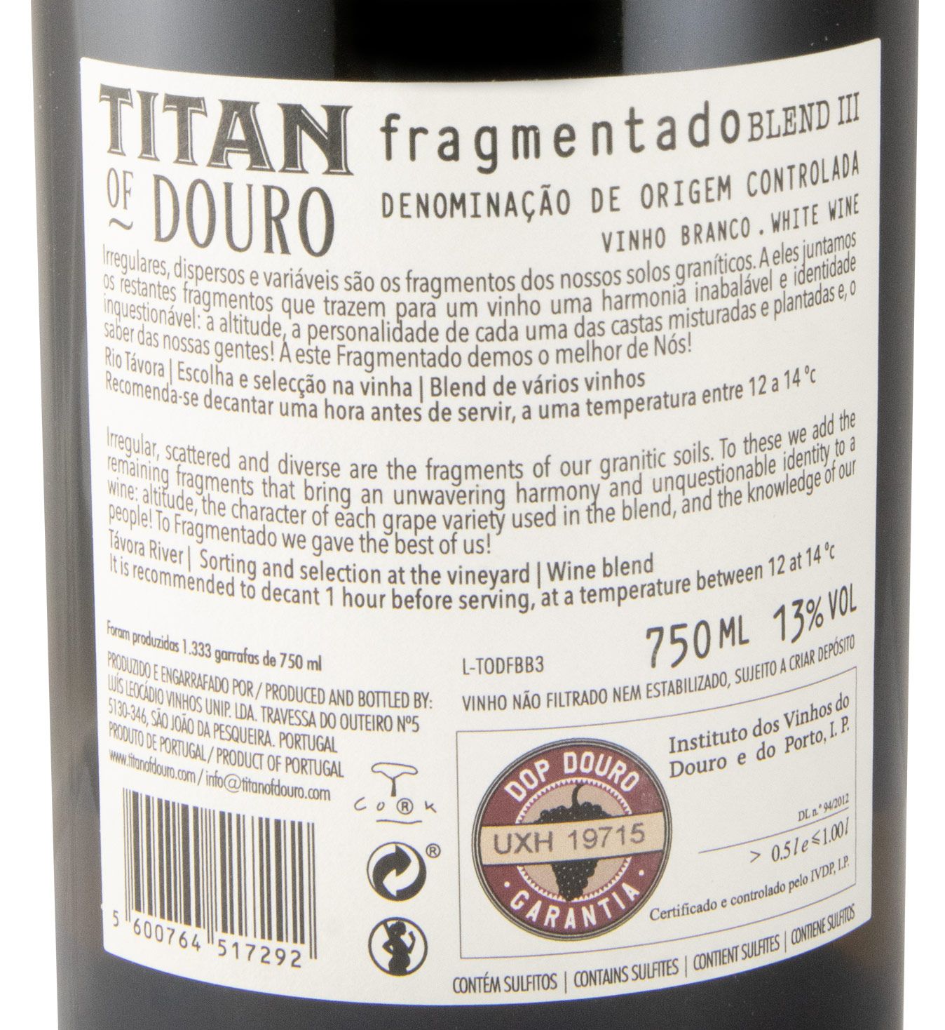 Titan of Douro Fragmentado Blend III branco