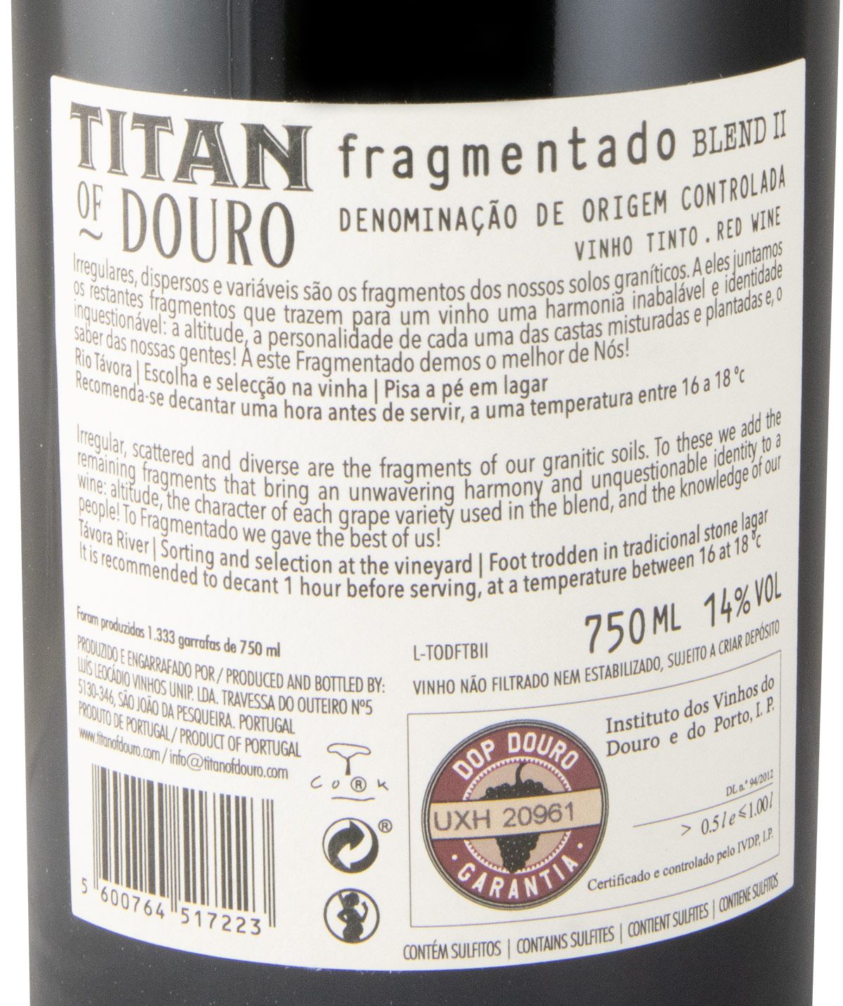 Titan of Douro Fragmentado Blend II red