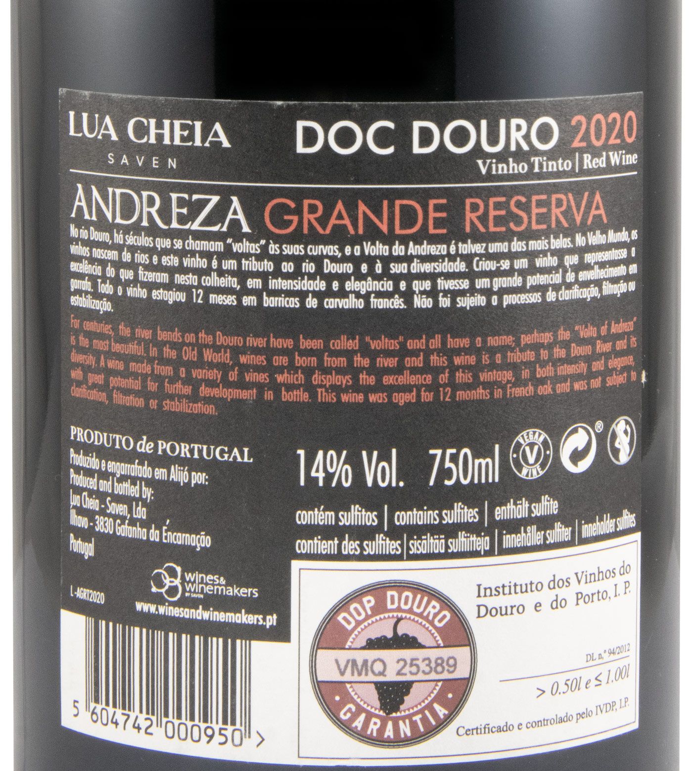 2020 Andreza Grande Reserva tinto