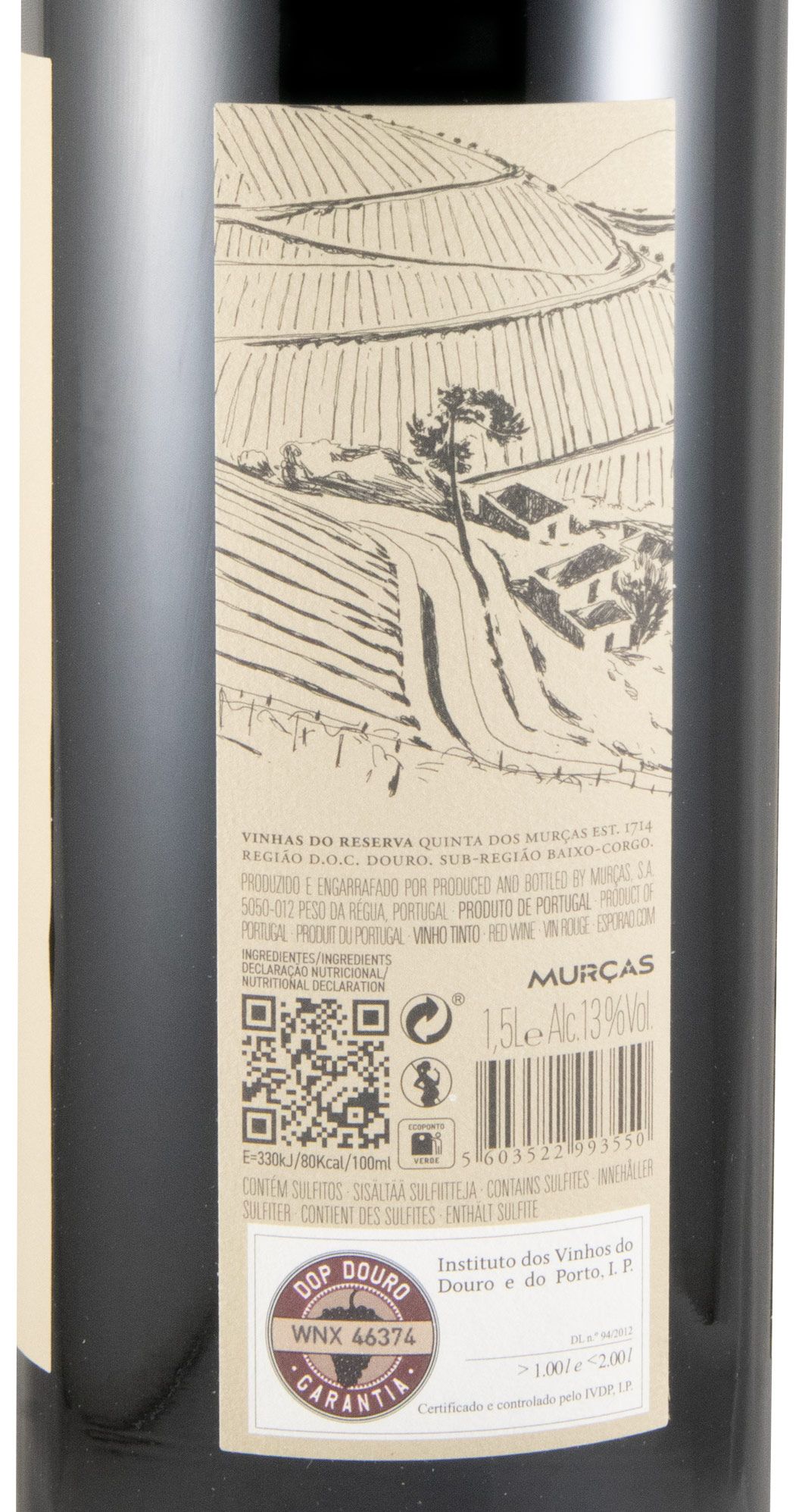 2019 Quinta dos Murças Reserva tinto 1,5L