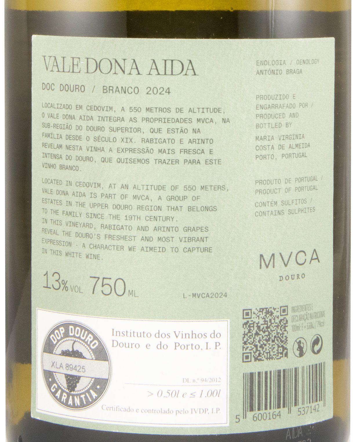 2024 Vale Dona Aida branco