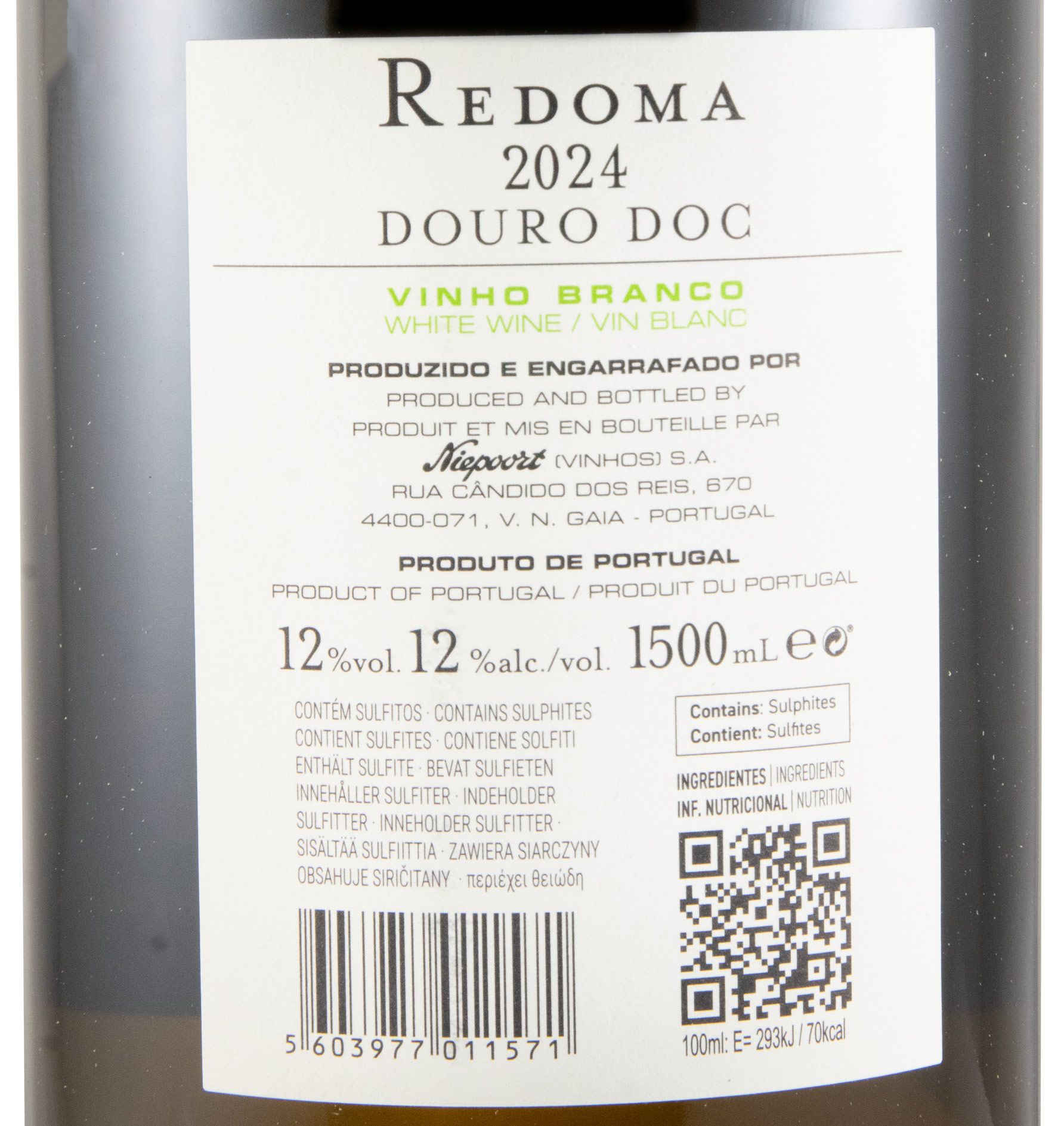 2024 Niepoort Redoma white 1.5L