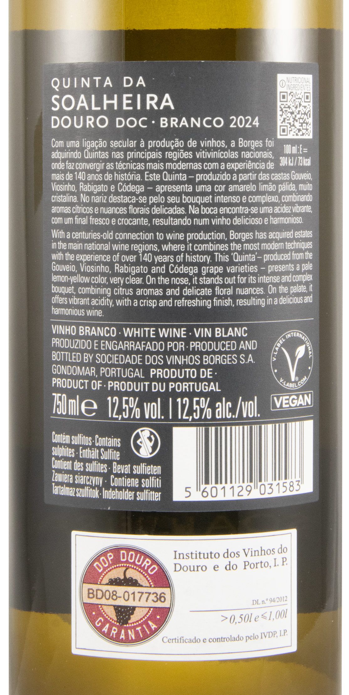 2024 Borges Quinta da Soalheira branco