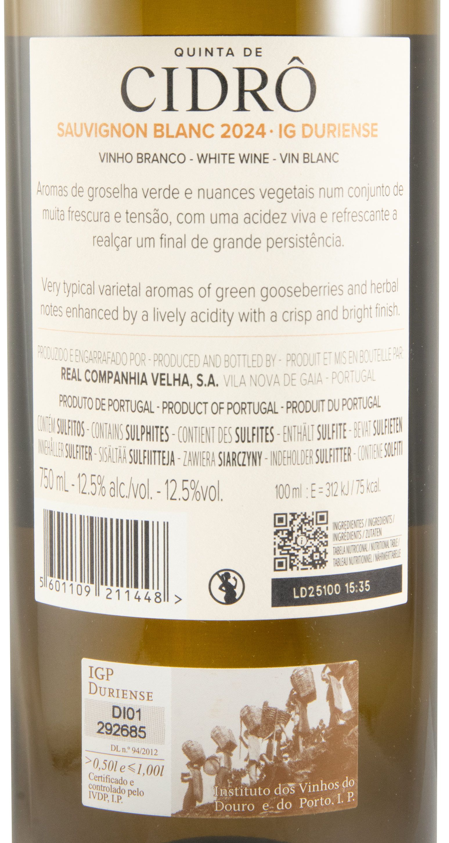 2024 Quinta de Cidrô Sauvignon Blanc branco