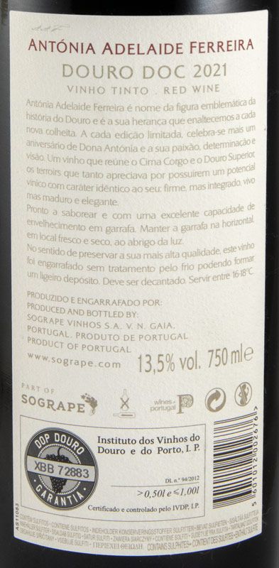 2021 Casa Ferreirinha Antónia Adelaide Ferreira tinto