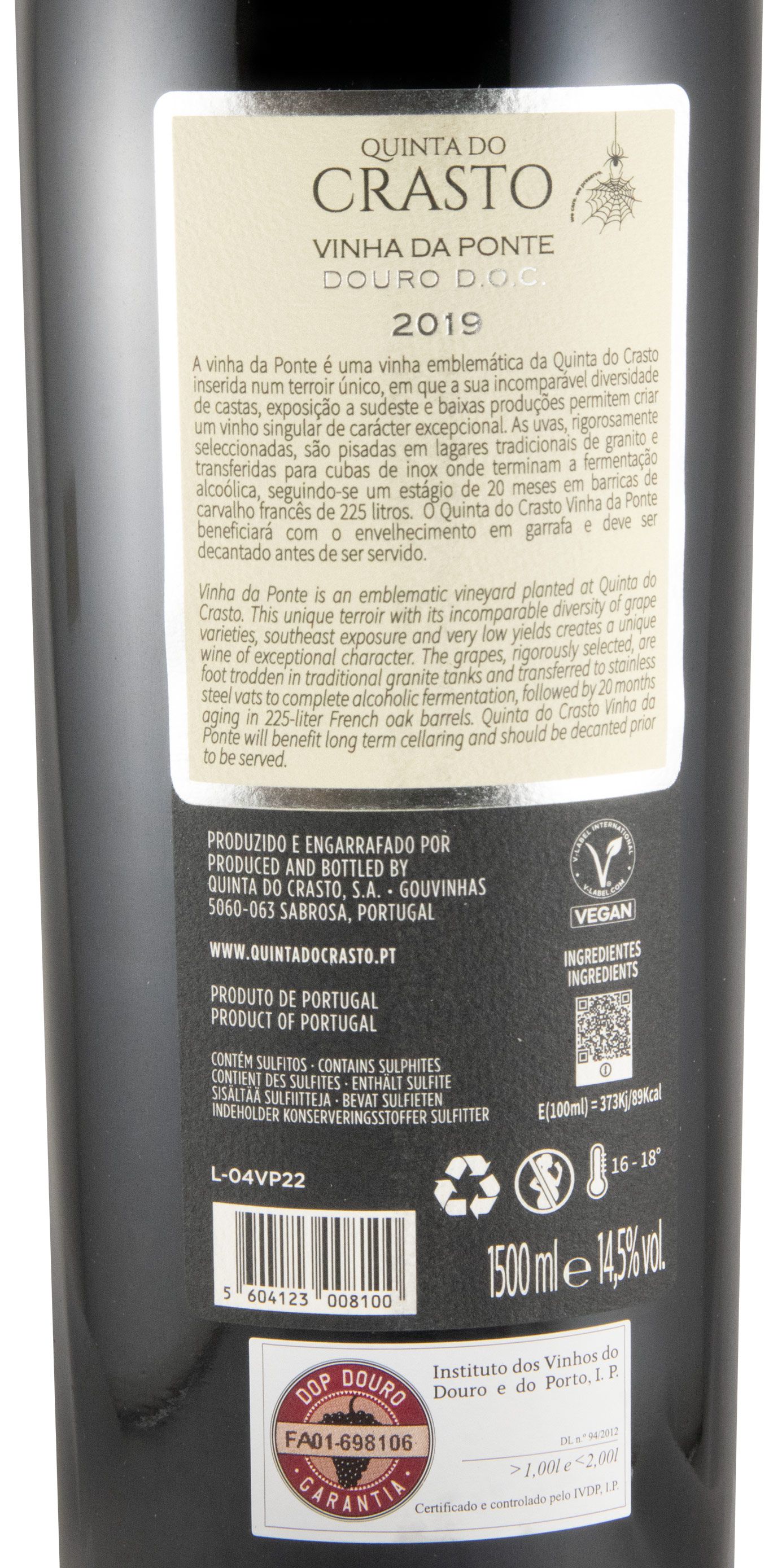 2019 Quinta do Crasto Vinha da Ponte tinto 1,5L
