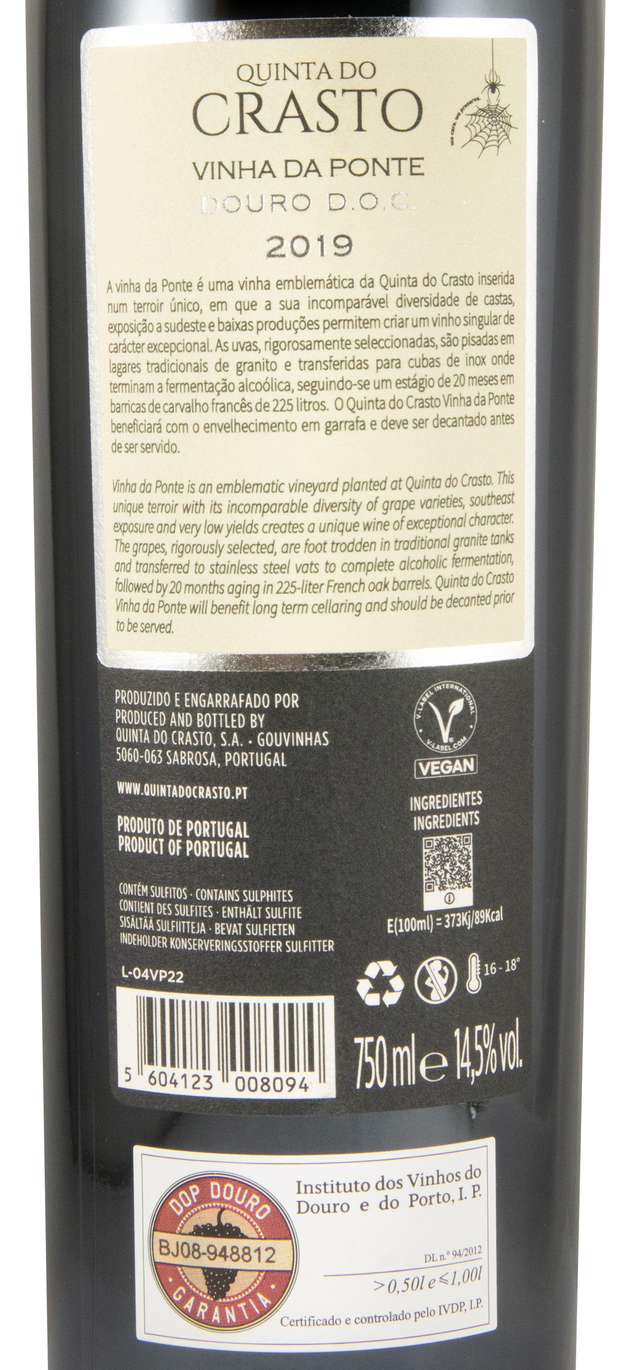 2019 Quinta do Crasto Vinha da Ponte tinto