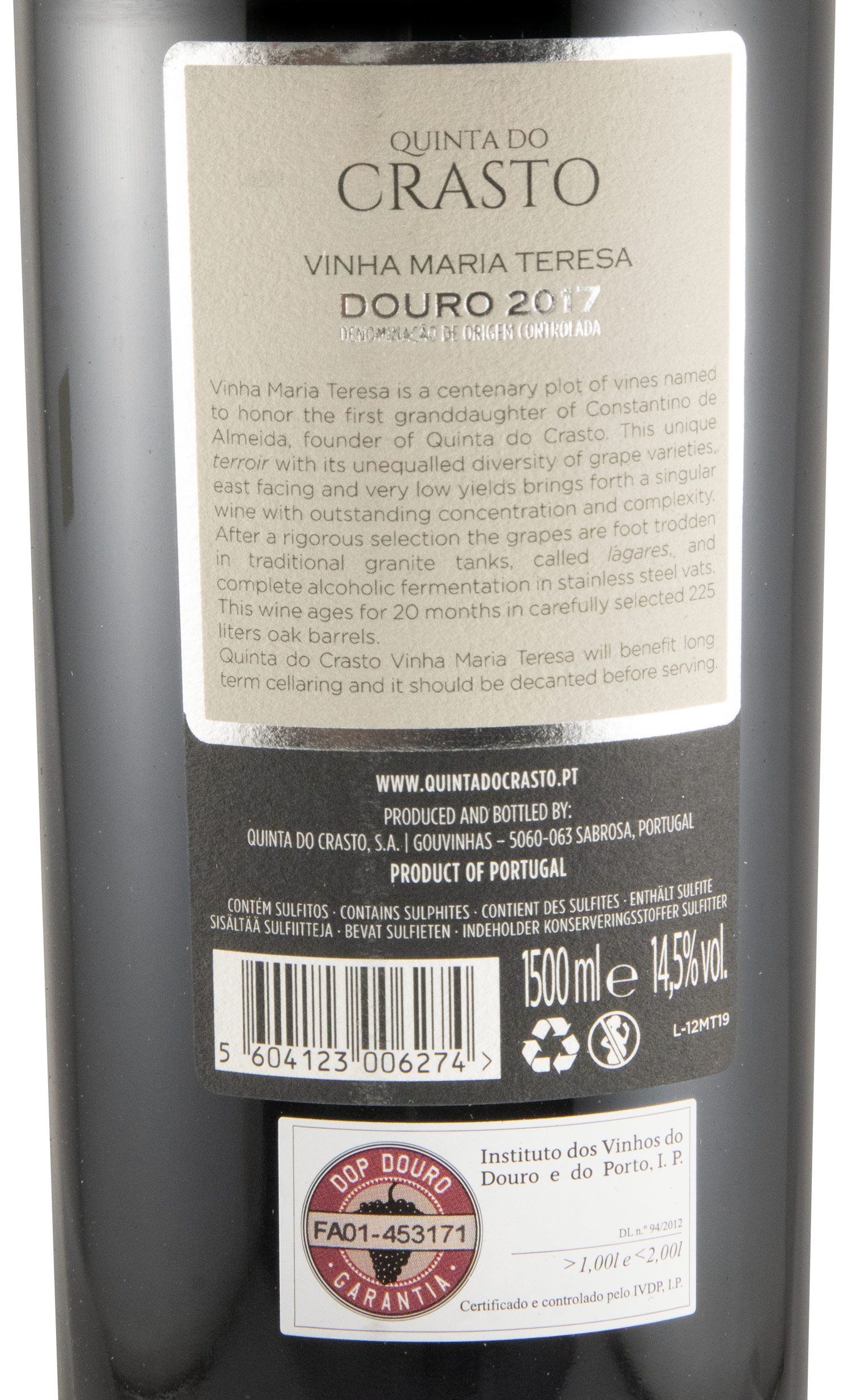 2017 Quinta do Crasto Vinha Maria Teresa tinto 1,5L