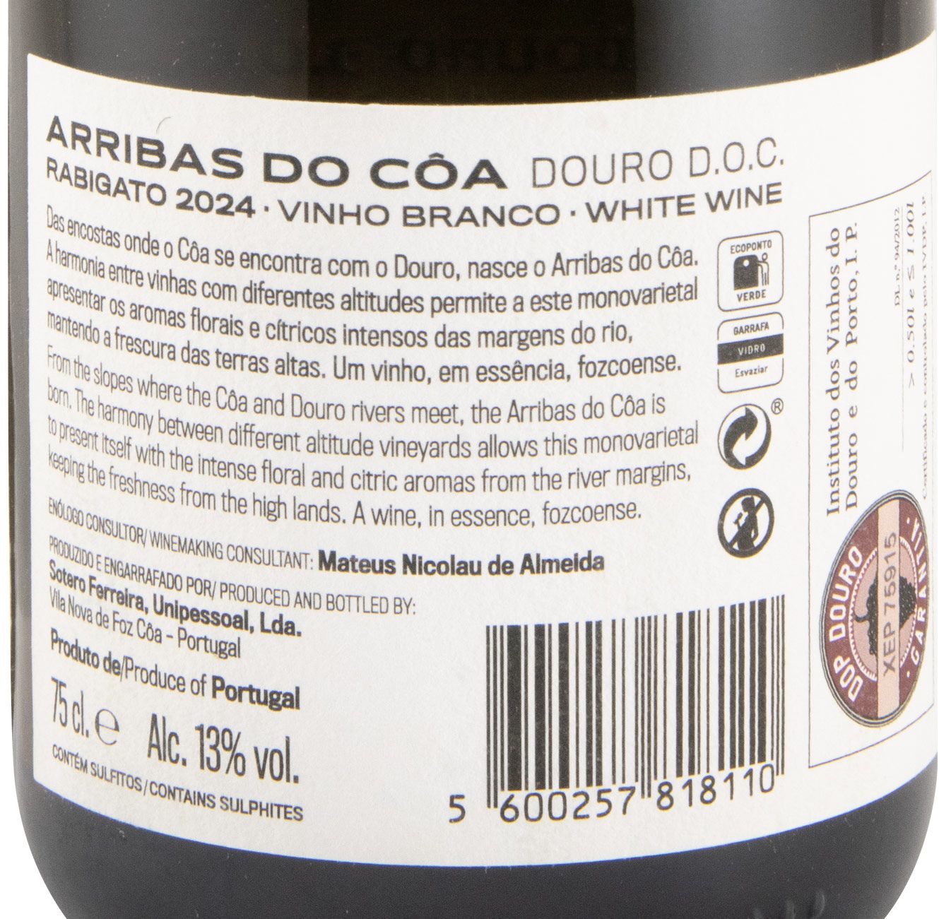 2024 Arribas do Côa Rabigato white