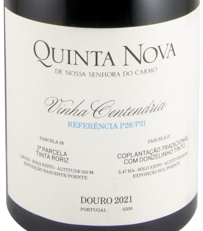 2021 Quinta Nova Vinha Centenária P28/P21 red