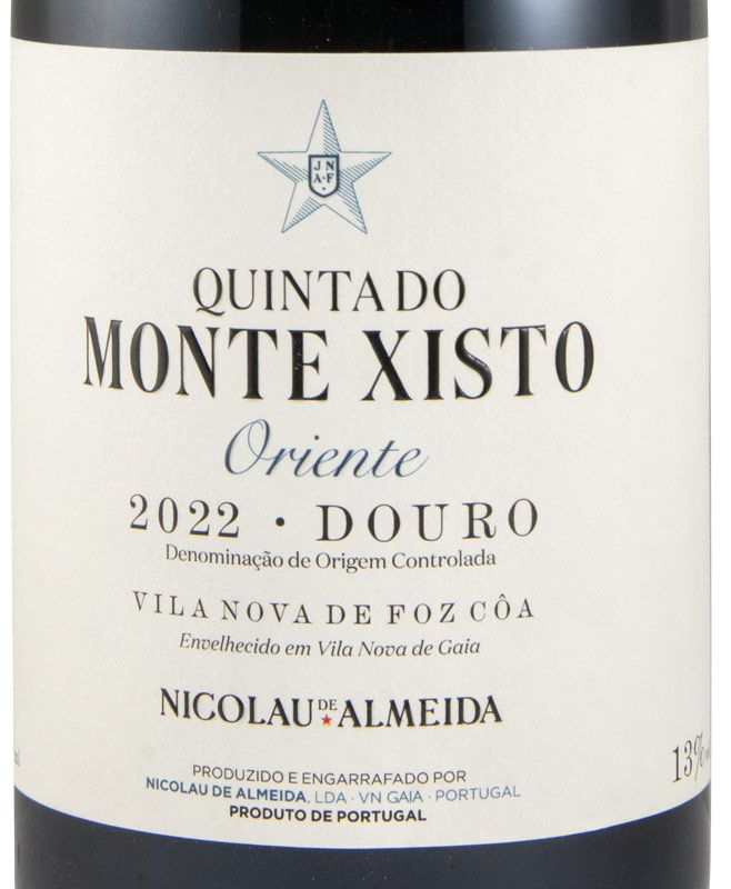 2022 Quinta do Monte Xisto Oriente biológico tinto